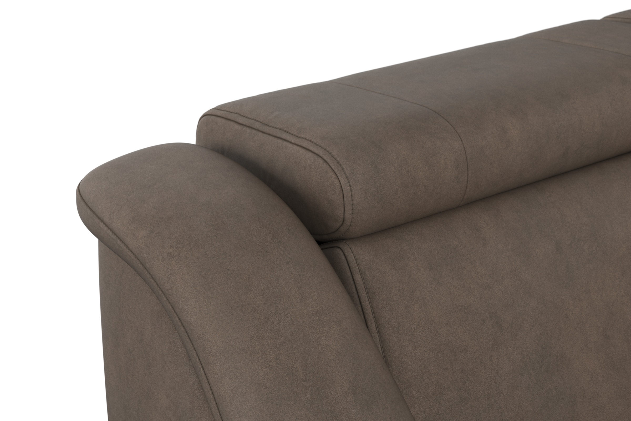 sit&more Ecksofa »Freetown L-Form«, inklusive Kopfteilverstellung und komfortablem Federkern