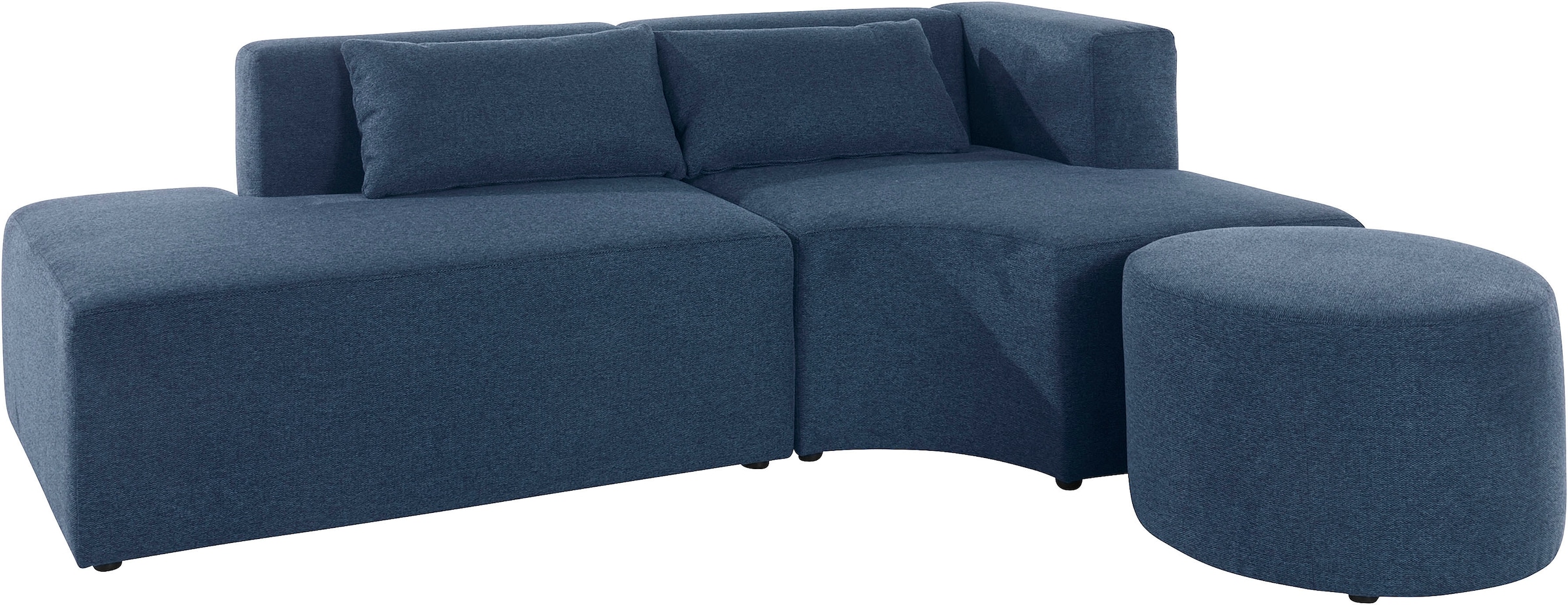 Leonique Ecksofa »Alexane L-Form«, zusammengesetzt aus Modulen, in vielen Bezugsqualitäten und Farben.