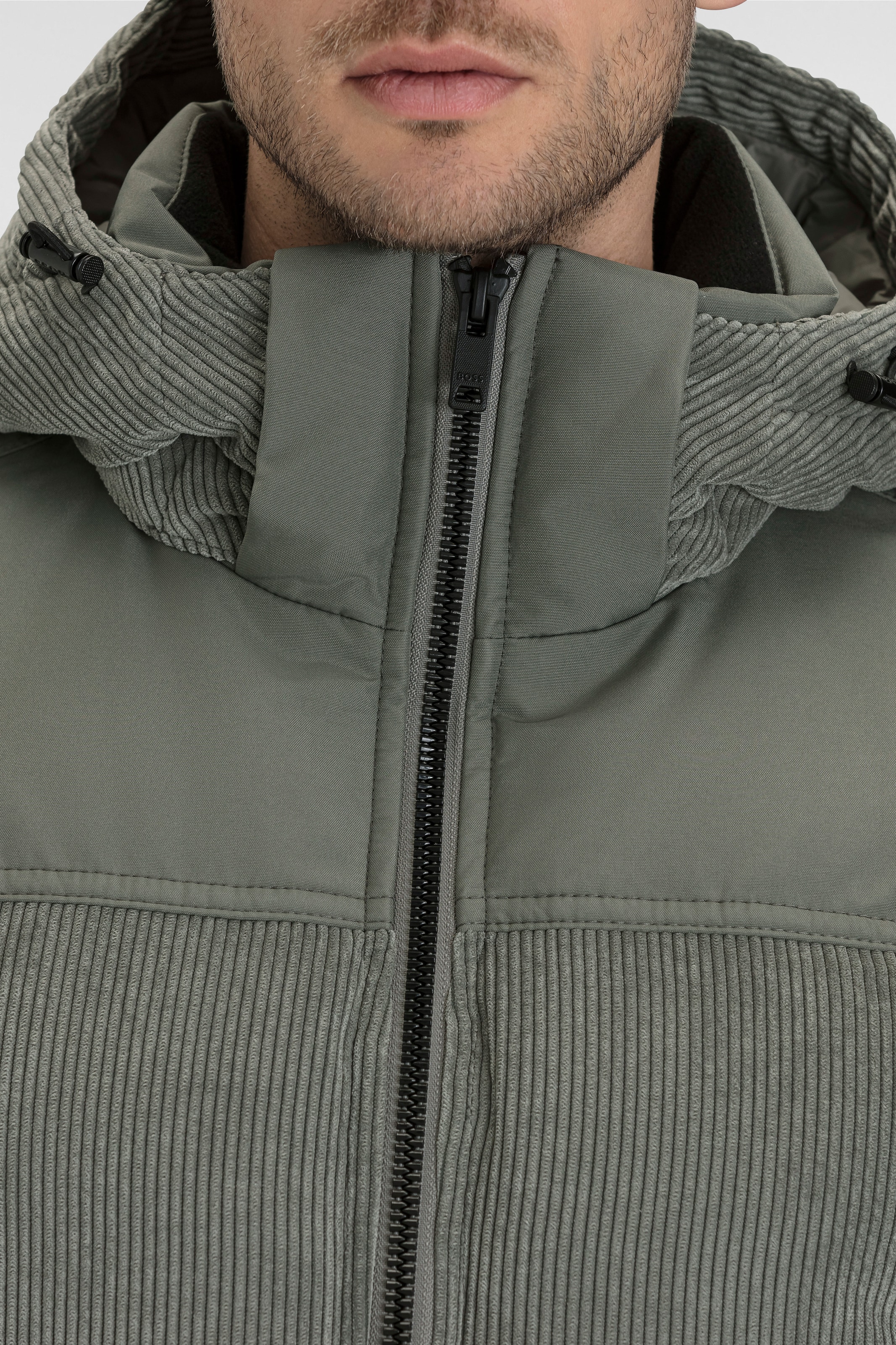 BOSS ORANGE Steppjacke »Odope«, mit Kapuze, Label-Badge am Ärmel