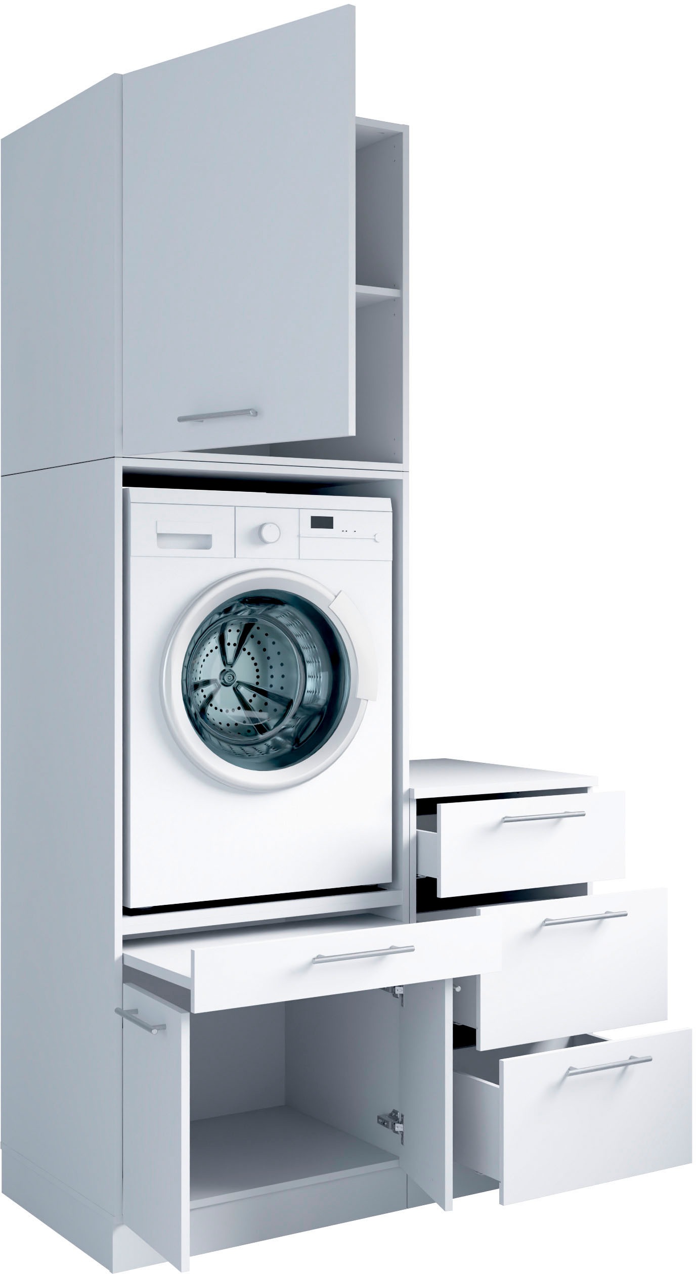 Laundreezy Mehrzweckschrank-Set »Laundreezy, 3-tlg. Mehrzweckschrank-Set B/H/T 118/238/68 cm« 3 Stk. tlg.
