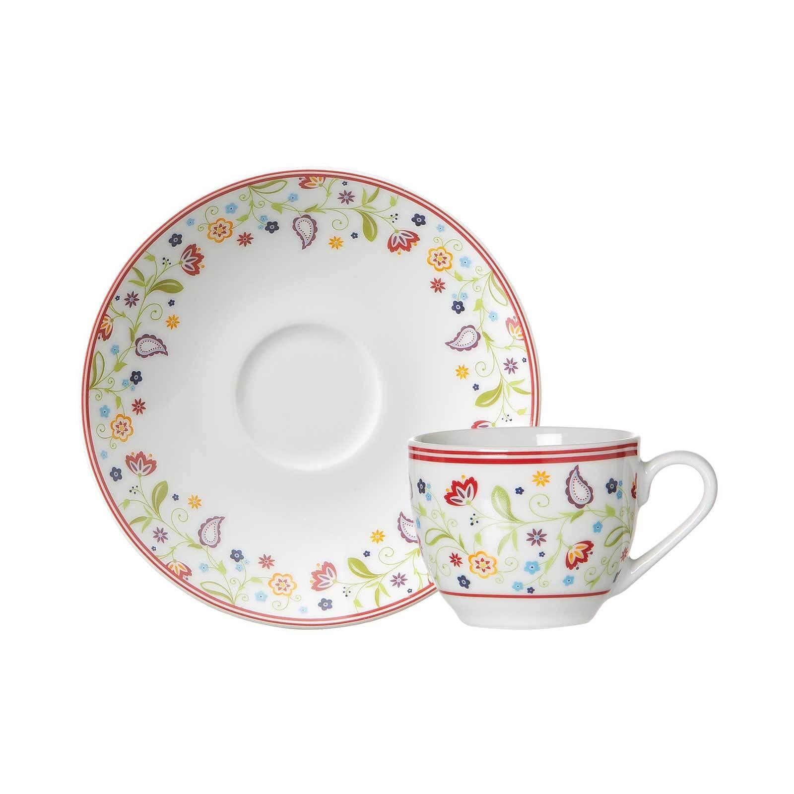 Ritzenhoff & Breker Tasse »Espressotasse mit Untertasse Shanti 80 ml bunt« günstig online kaufen