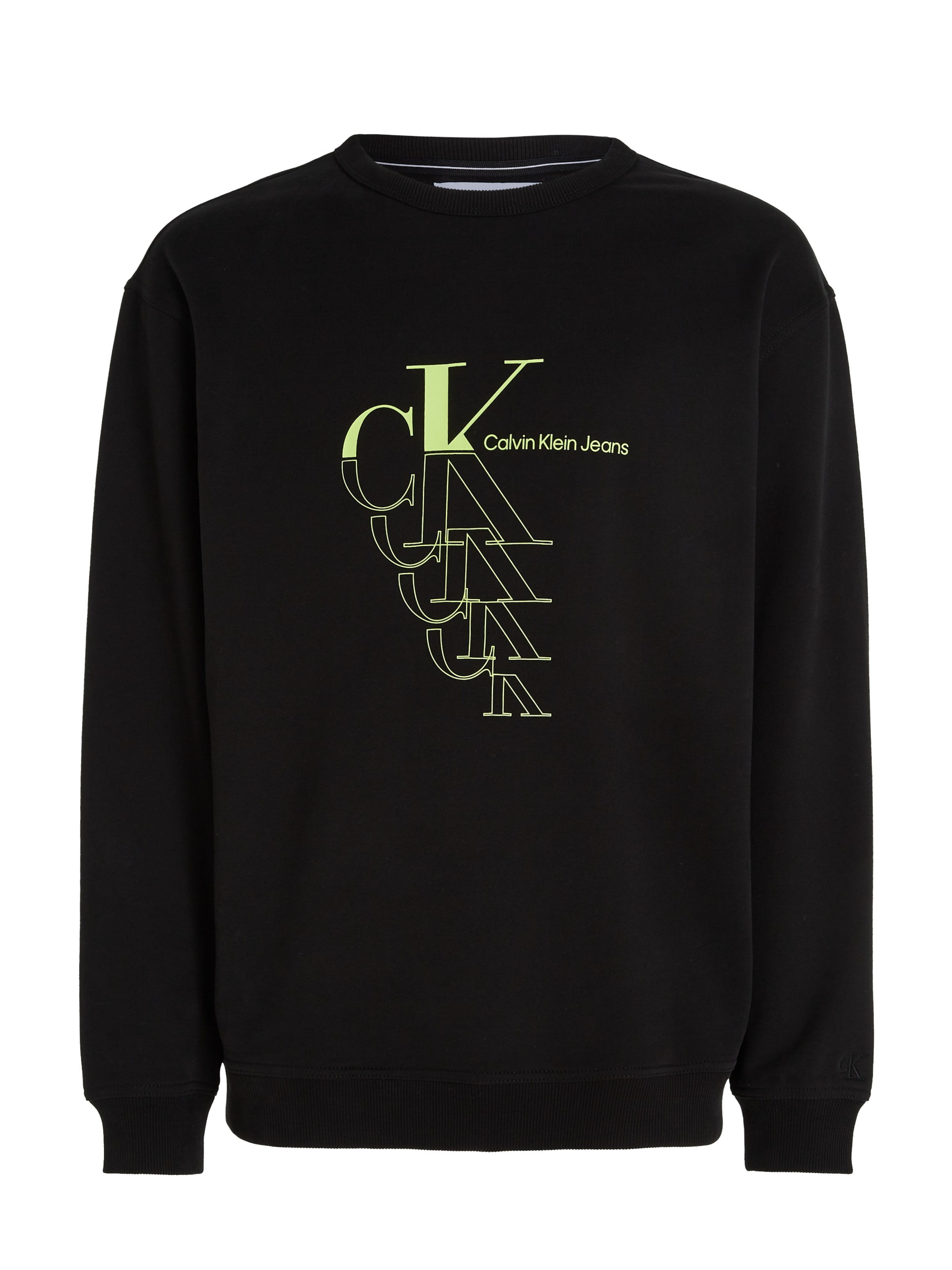 Calvin Klein Jeans Sweatshirt »MONOGRAM ECHO CREW NECK«, mit Logodruck