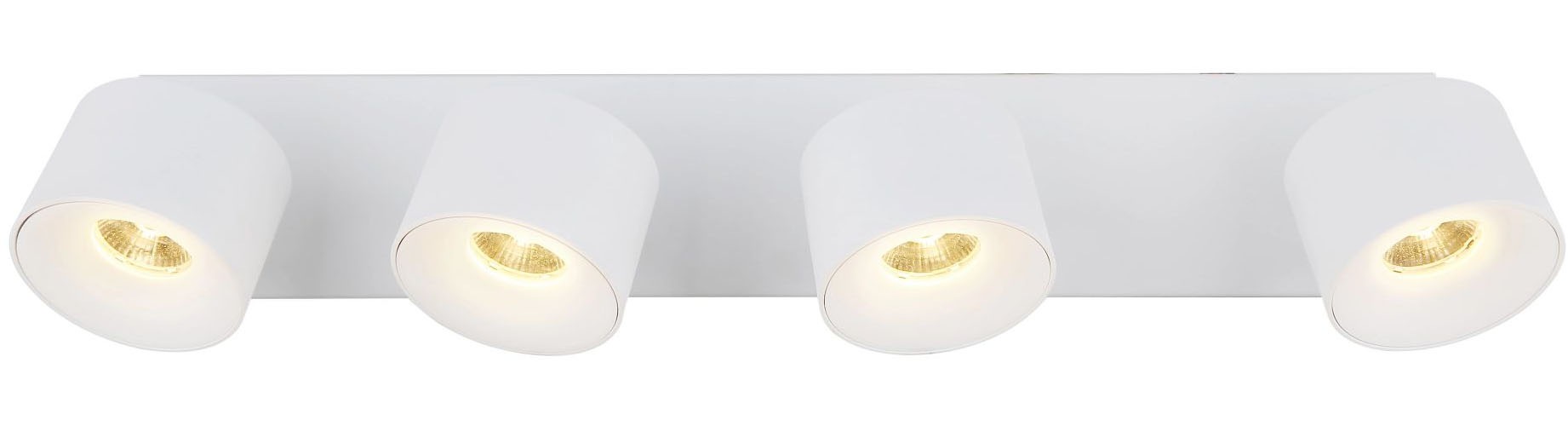 GLOBO LIGHTING LED Deckenstrahler »RAE«, 4 flammig, Leuchtmittel LED-Modul | LED fest integriert, mit schwenkbare und runde -zylindrischen LED-Strahlern
