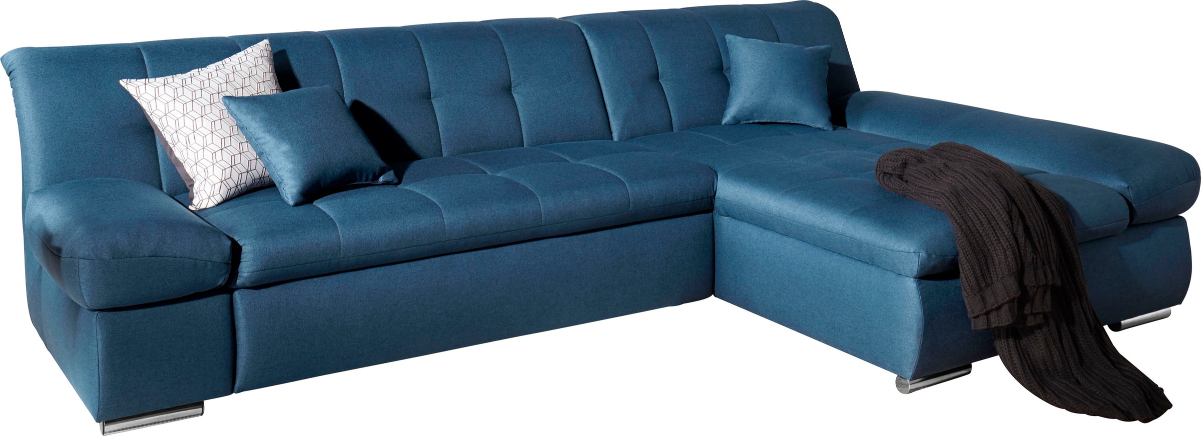 DOMO collection Ecksofa »Mona L-Form«, wahlweise mit Bettfunktion günstig online kaufen