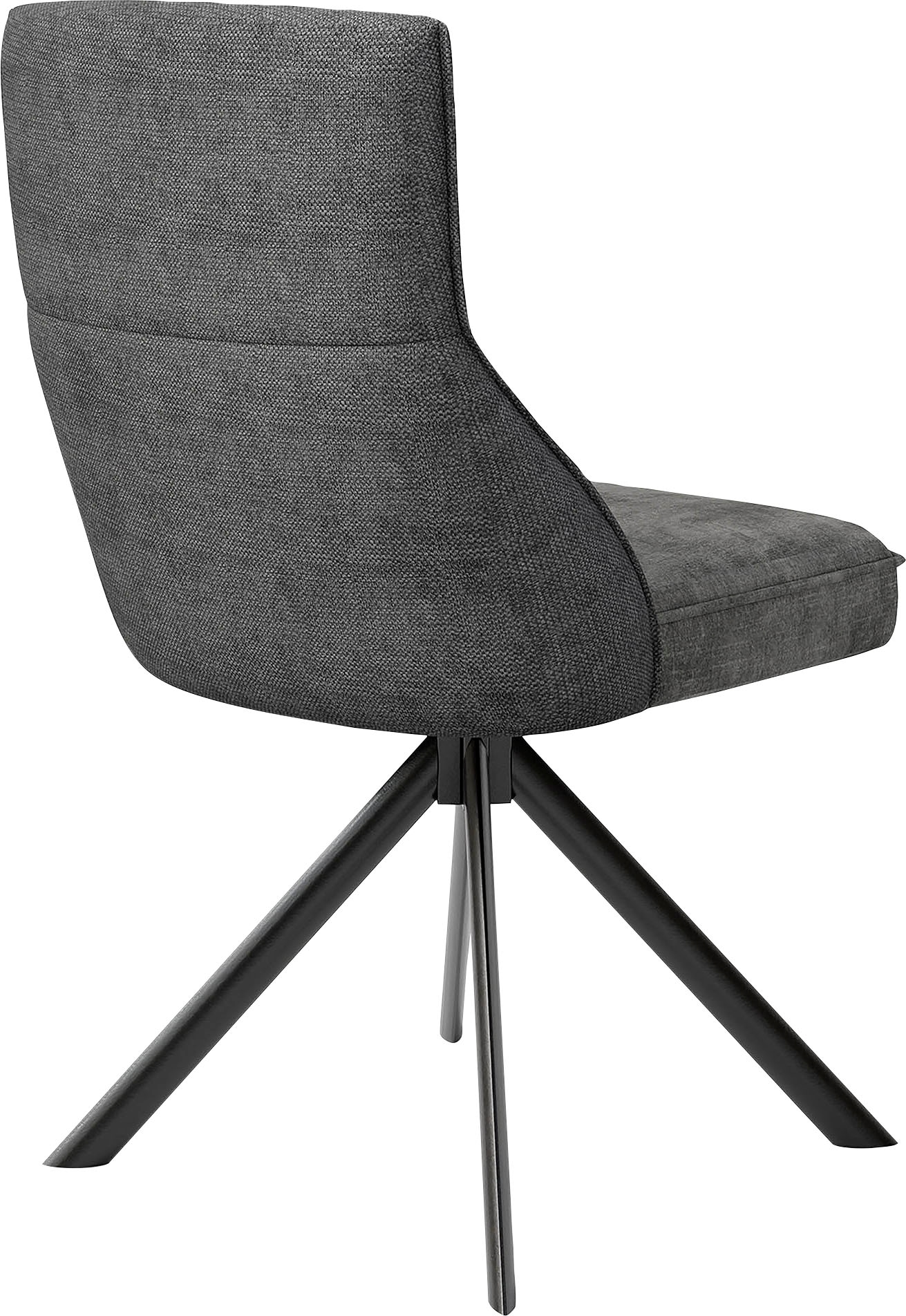 byLIVING Esszimmerstuhl »California«, (Set), 2 St., Samtstoff Velvet-Webstoff, 2er-Set, mit Taschenfederkern, 180 Grad drehbar mit Rückholfunktion