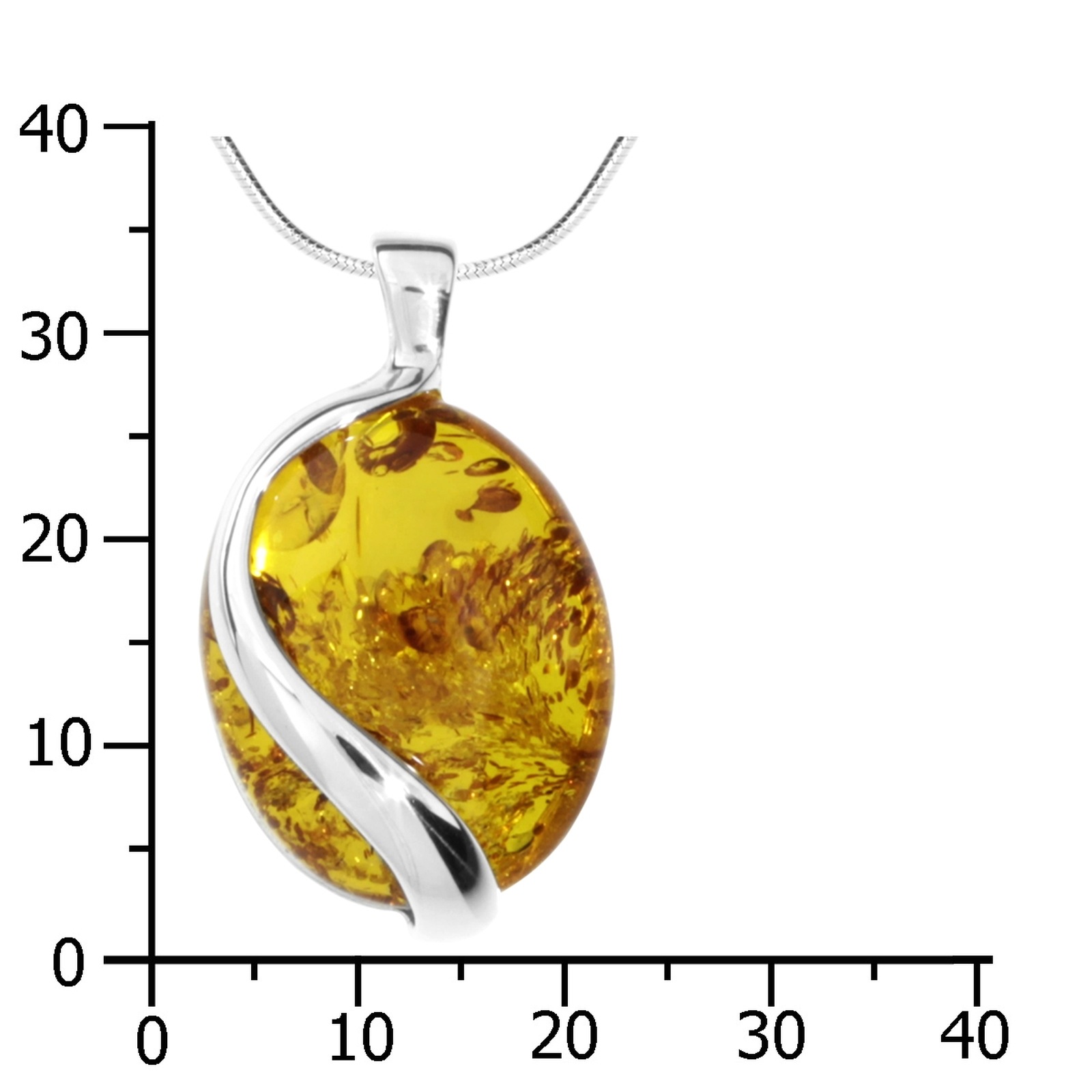 OSTSEE-SCHMUCK Kette mit Anhänger »Ostsee-Schmuck Kette mit Anhänger Estefanja«