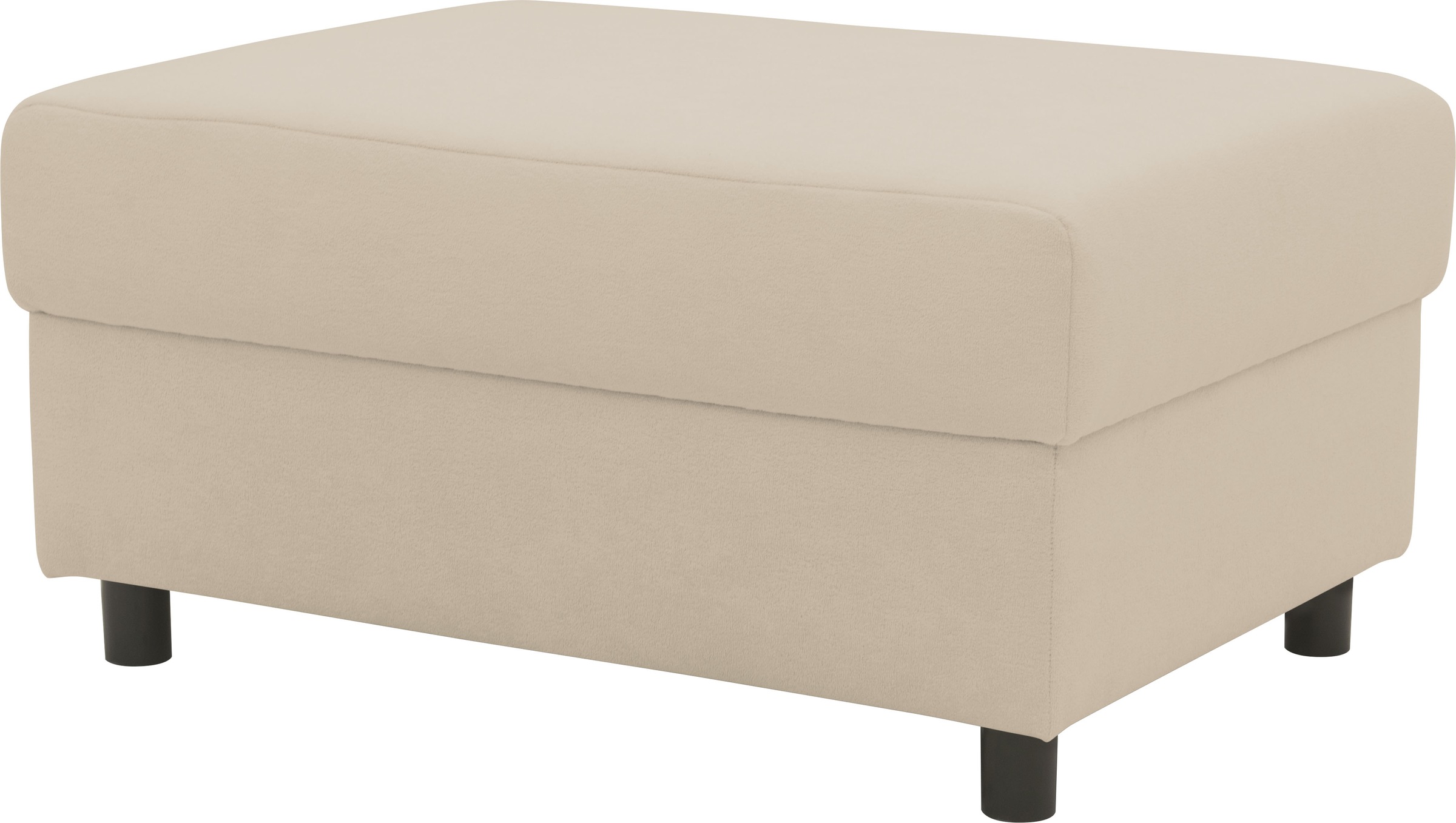 INOSIGN Polsterhocker »Turah 2 in Cord oder wasserabweisender Microfaser,«, moderner Polsterhocker, passend zum Ecksofa, B/T/H: 83/60/44 cm