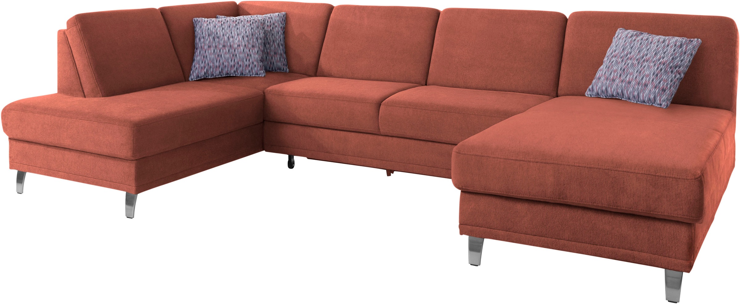 sit&more Wohnlandschaft »Clio U-Form«, wahlweise mit Bettfunktion und Bettkasten, inklusive Federkern