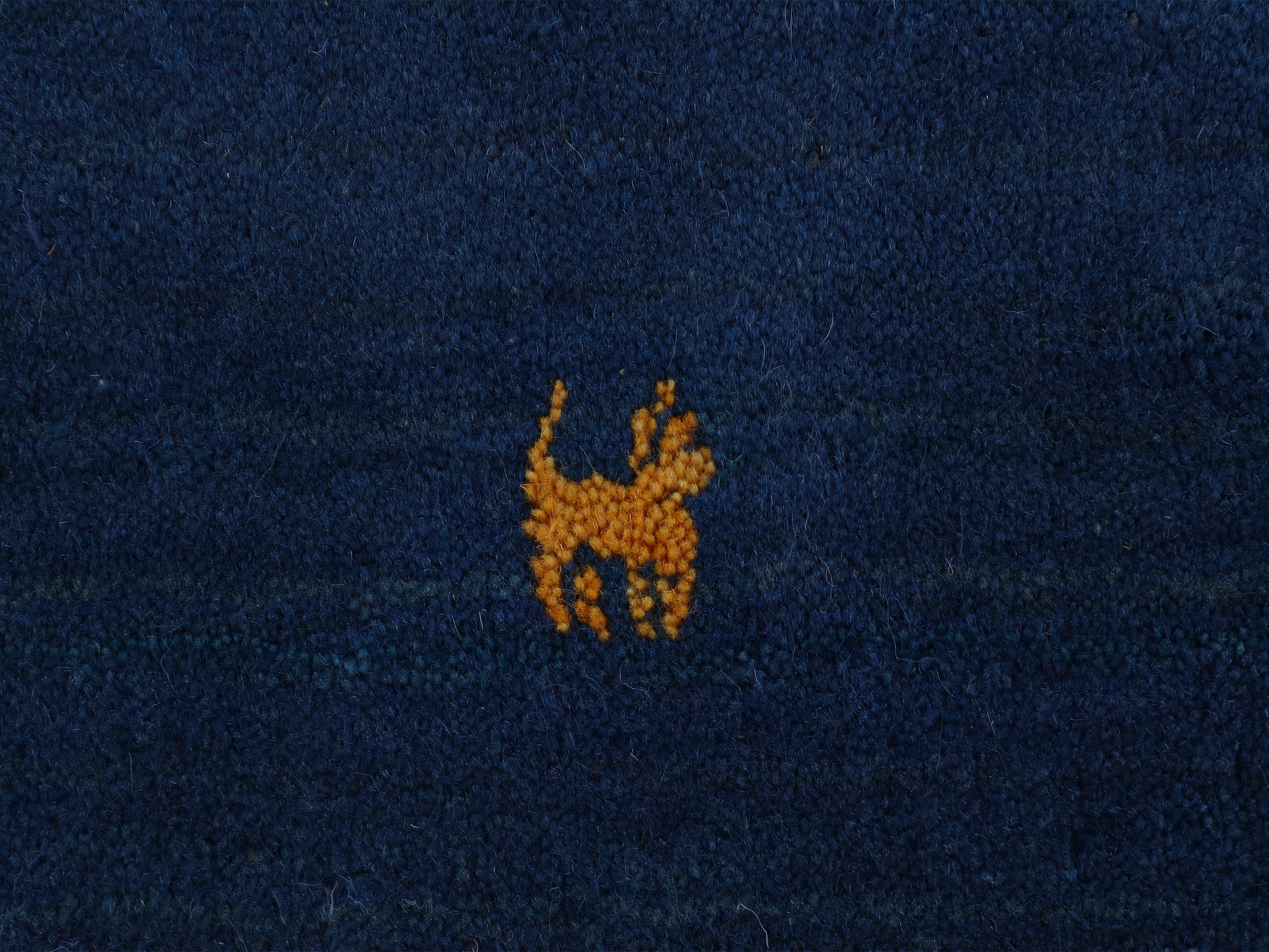 5. Bild von carpetfine Wollteppich »Gabbeh Uni«, rechteckig