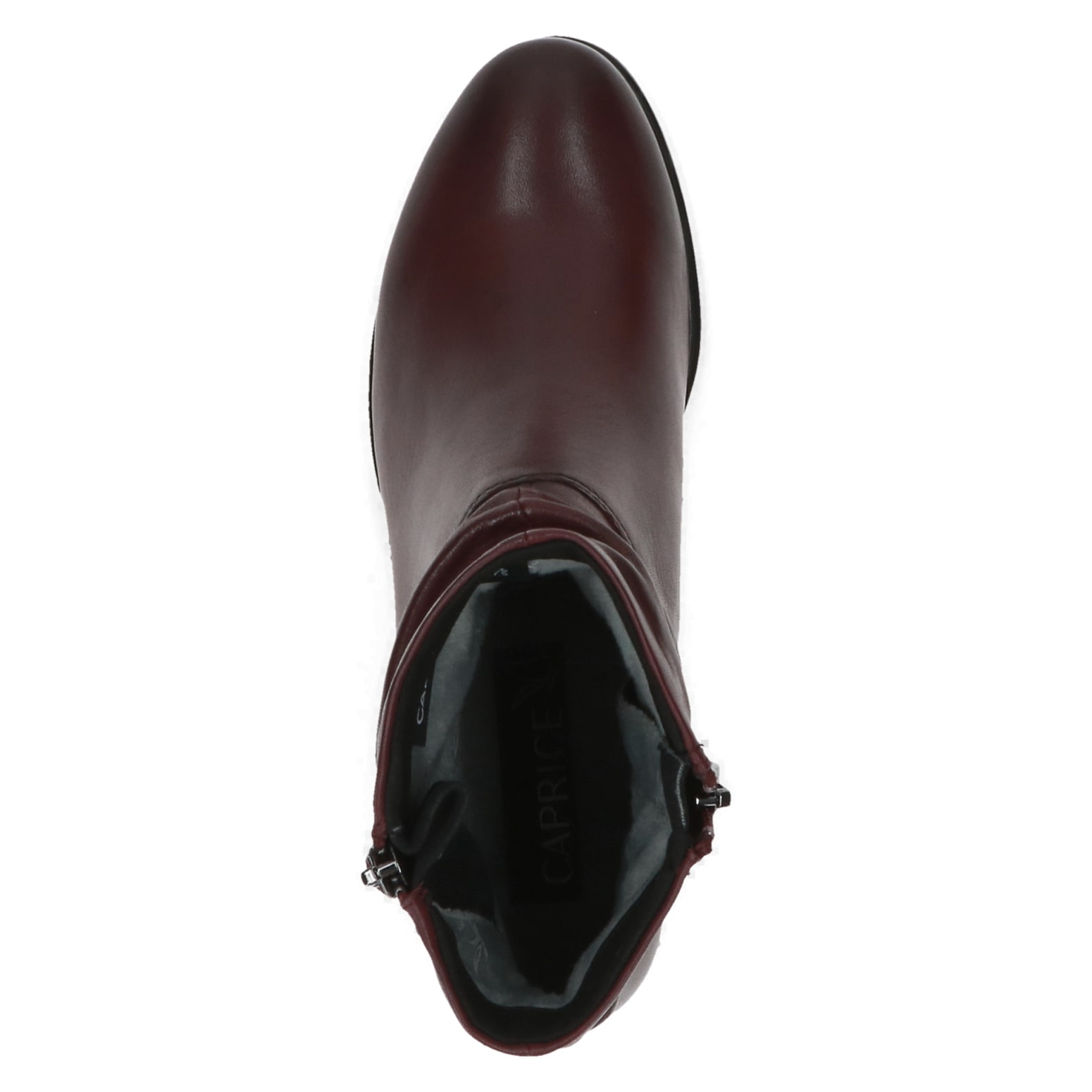 Caprice Stiefelette  , Blockabsatz, Businesschuh mit Zierreißverschluss außen