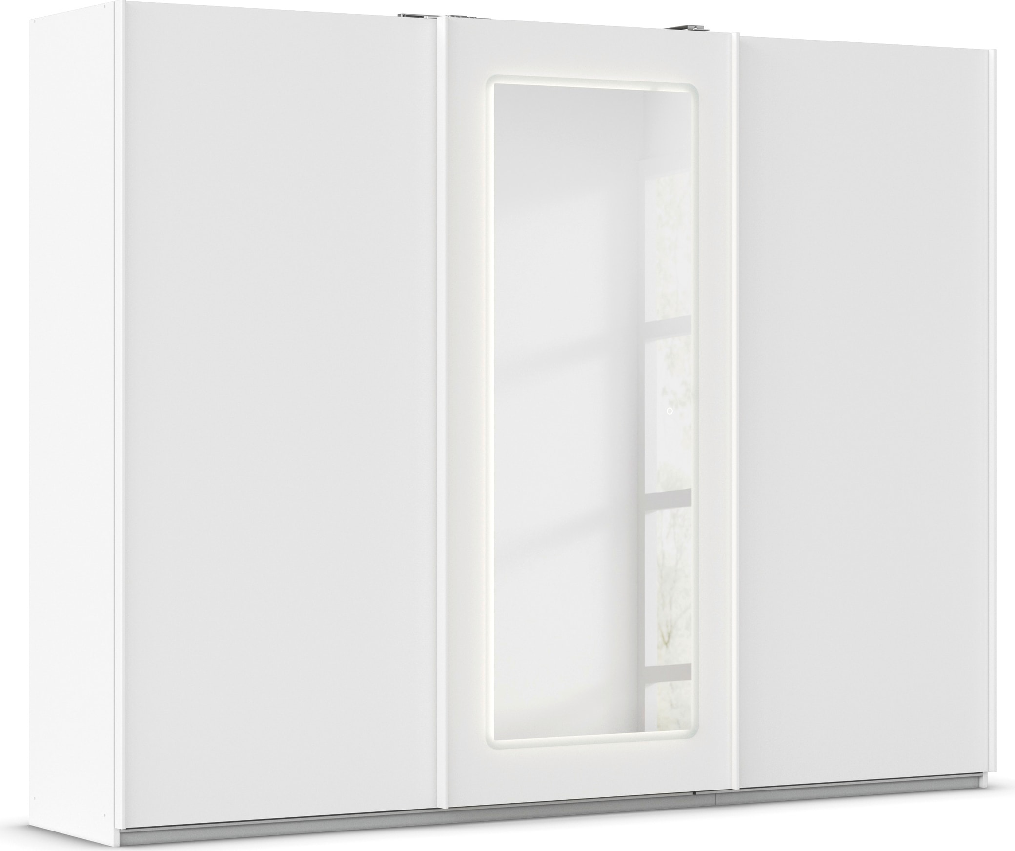 rauch Schwebetürenschrank »Kleiderschrank Schrank Garderobe Wäscheschrank ABRAXXAS«, mit Spiegel und integrierter dimmbarer LED-Beleuchtung MADE IN GERMANY