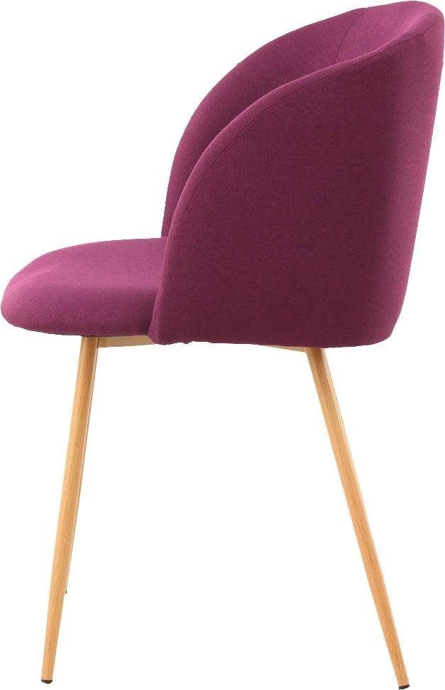 Kayoom Stuhl »Celina 210 2er-Set, Polsterstuhl, Sitzfläche aus Schaumstoff«, (Set), 2 St., bequem, zeitlos, Hingucker in jedem Wohnbereich