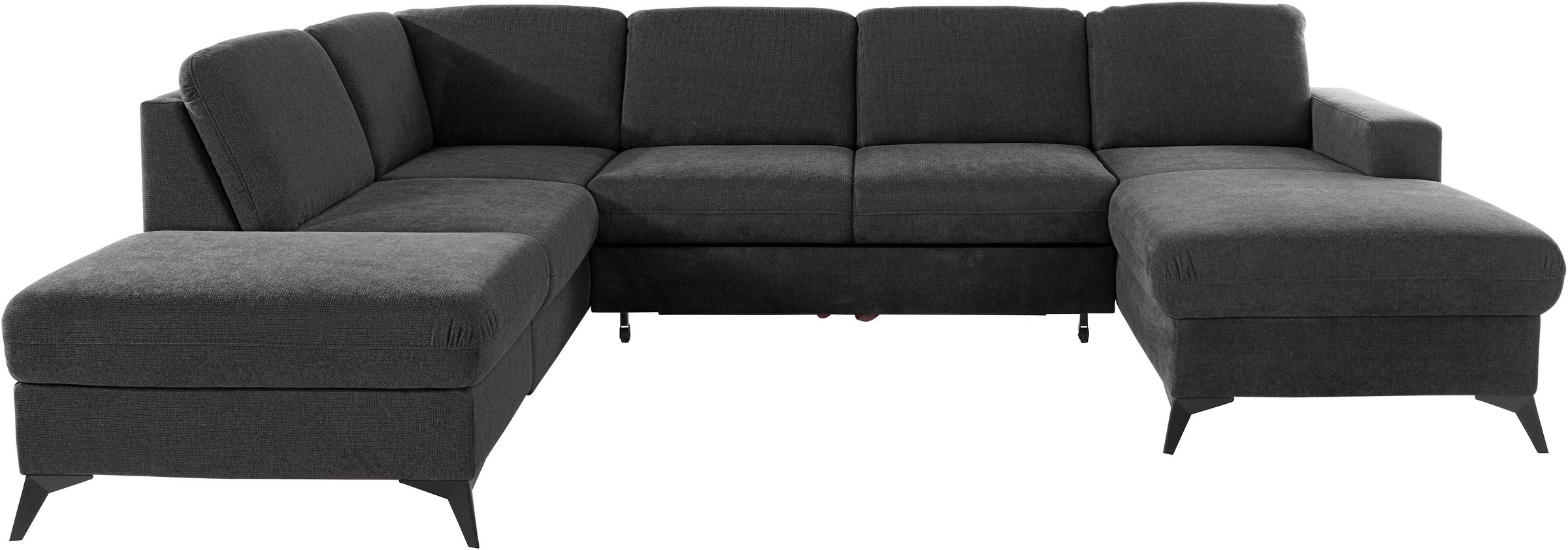 PLACES OF STYLE Wohnlandschaft »Lolland U-Form« Wahlweise mit Bettfunktion günstig online kaufen