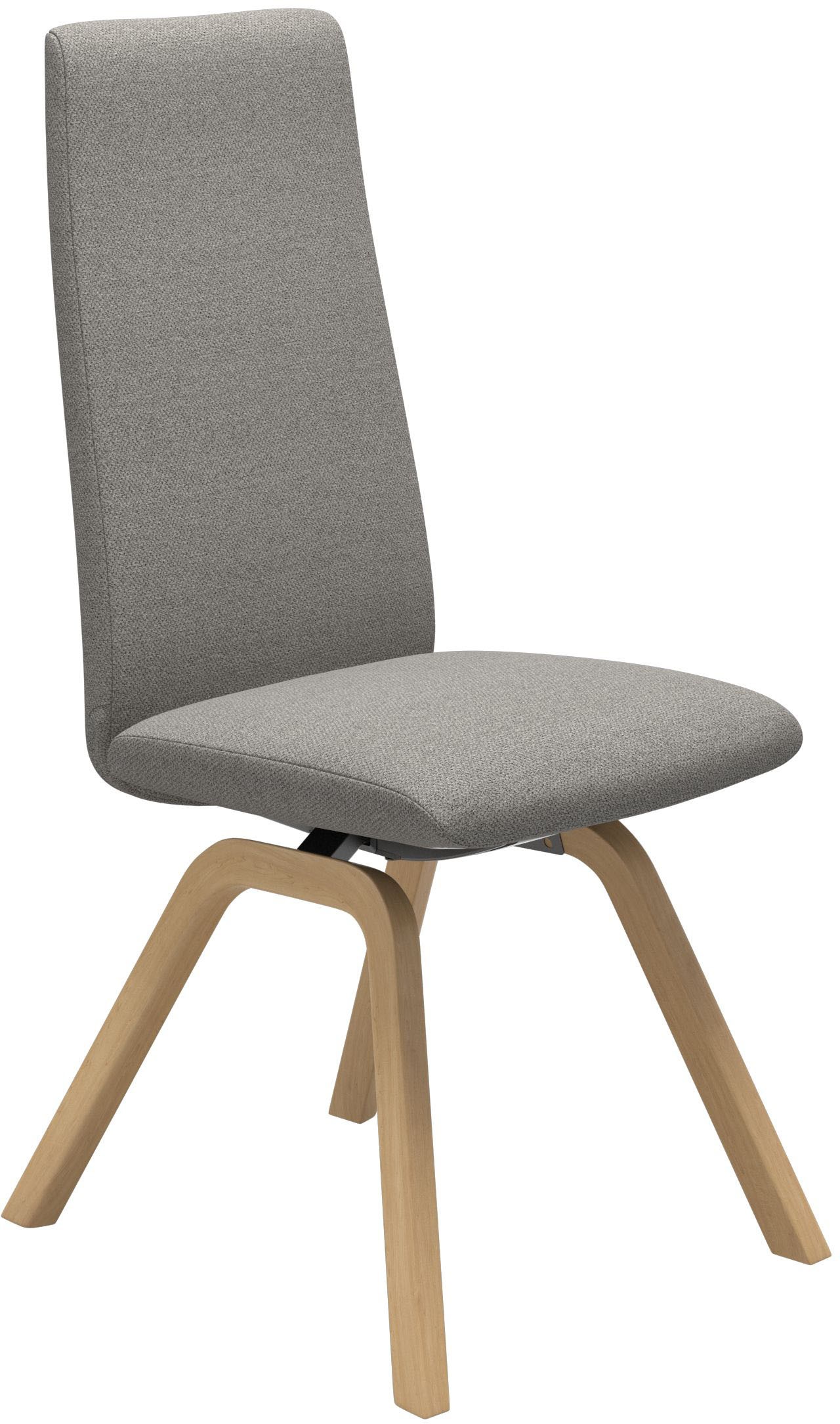 Stressless® Polsterstuhl »Laurel«, ROHLEDER Stoff Q2 FARON, High Back, Größe M, mit schräggestellten Beinen in Eiche natur