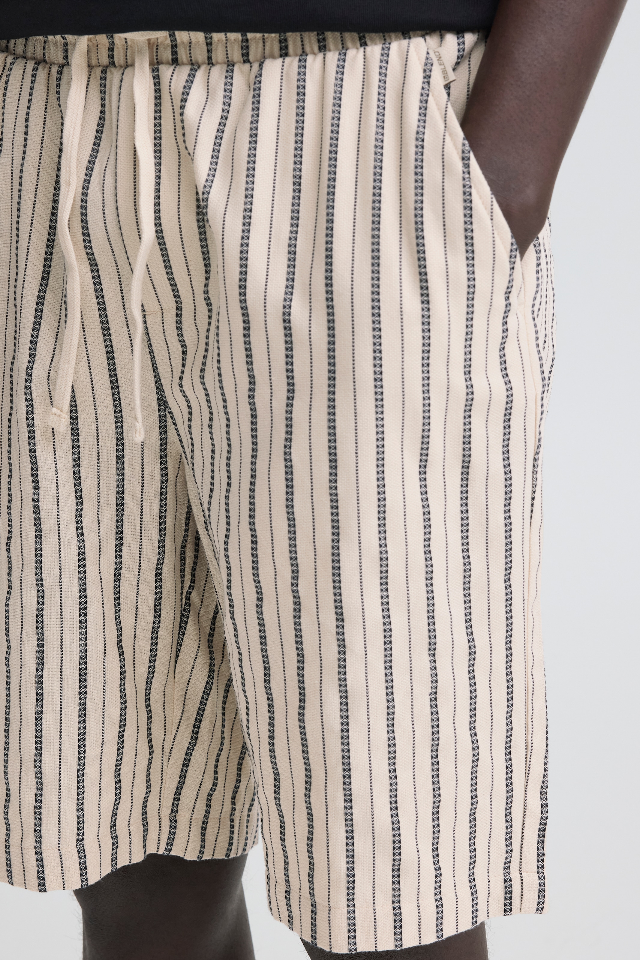 Blend 1100000002199 »BHMAXIM RELX EASYPULL WOVENSHS«  aus Baumwolle, Relaxed Fit, mit Kordelverschluss, kniefrei geschnitten