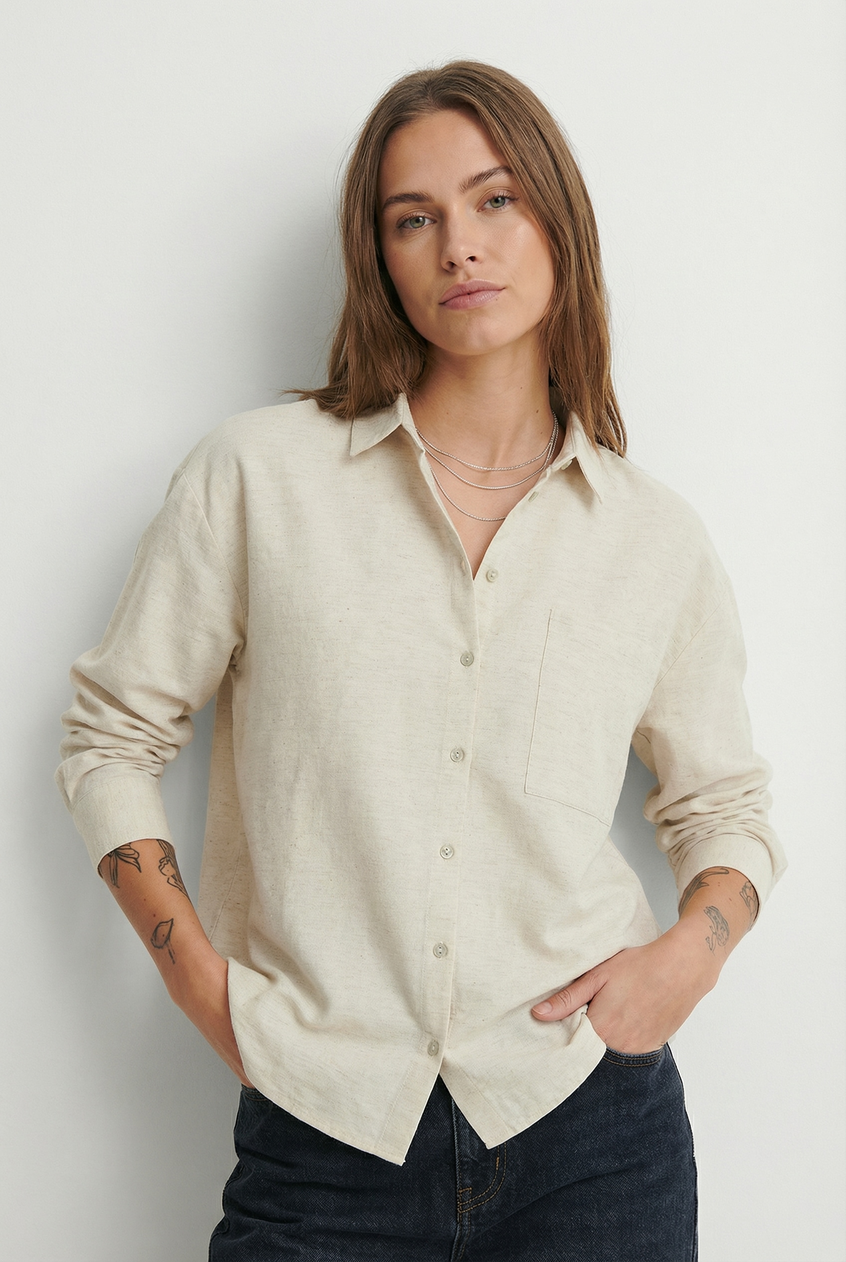 Vila Langarmbluse »VIPRISILLA L/S LOOSE SHIRT - NOOS«