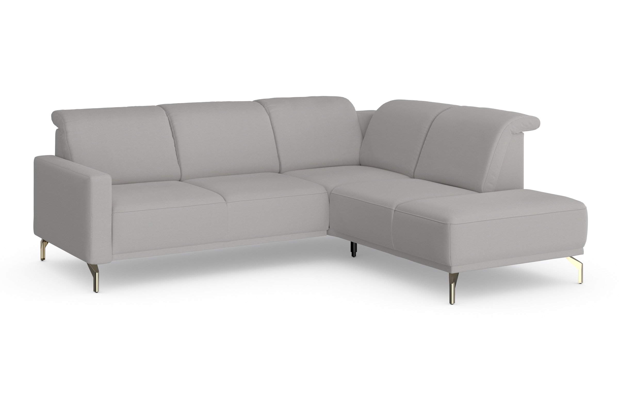 sit&more Ecksofa »Bailando L-Form«, wahlweise mit Kopfteilverstellung und Vorziehsitz, motorisch