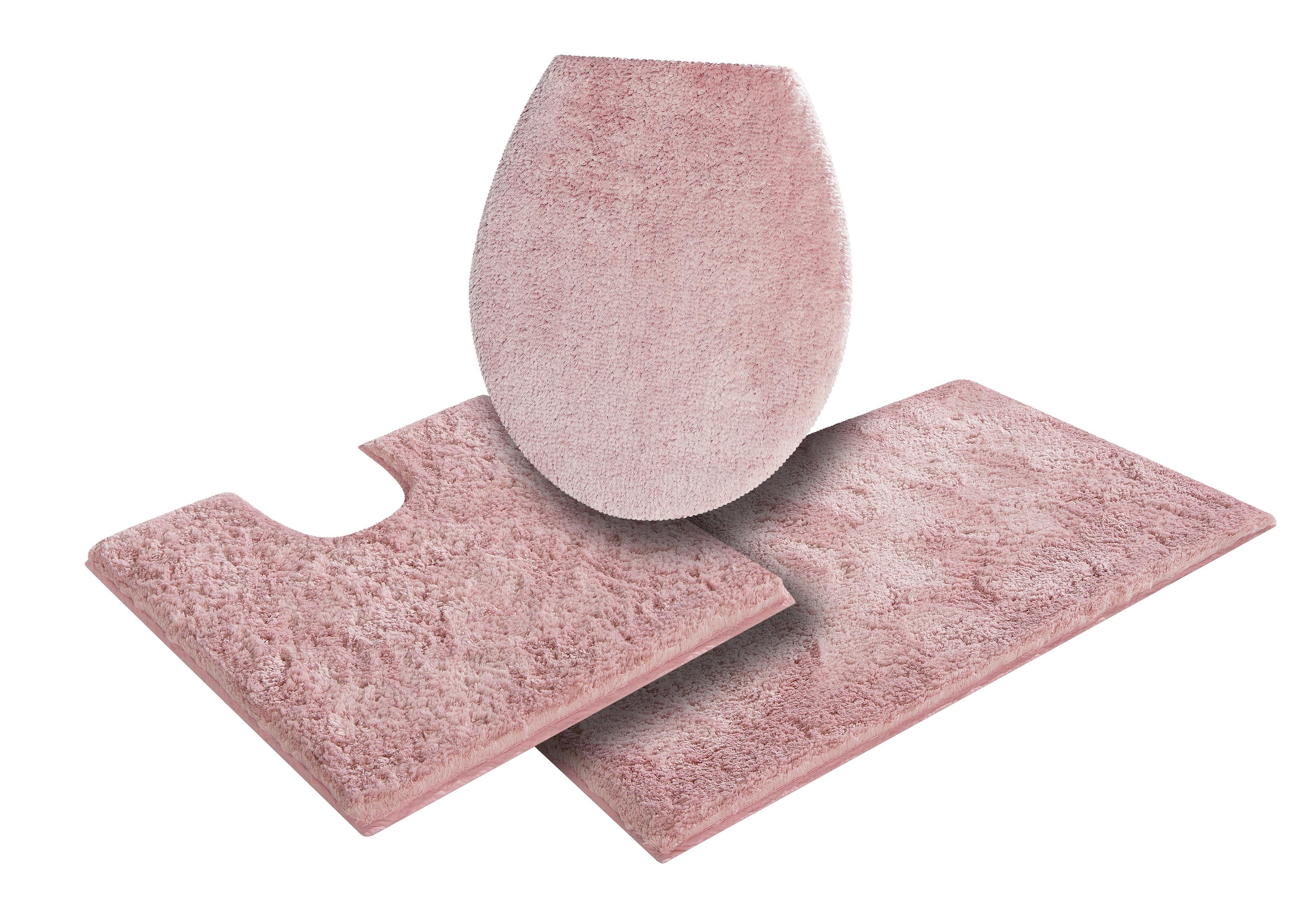 my home Badematte »Jos, Badvorleger, Badezimmer Teppich« Höhe 22 mm rutschh günstig online kaufen