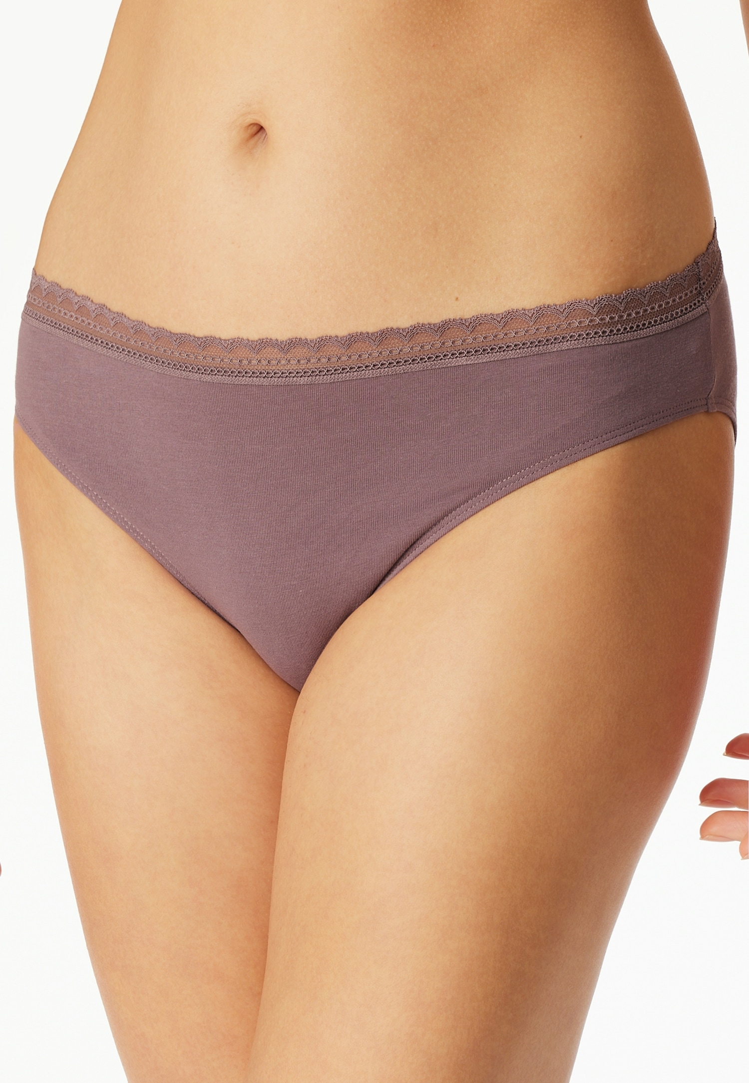Schiesser Rioslip »Modern Multipacks«, (3er Pack), Feminine Spitzenbänder an Bund