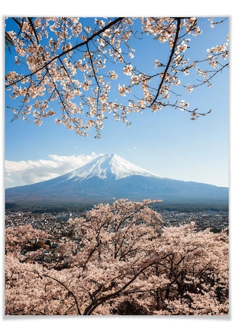 Poster »Mount Fuji Japan«, Berge, (1 St.)