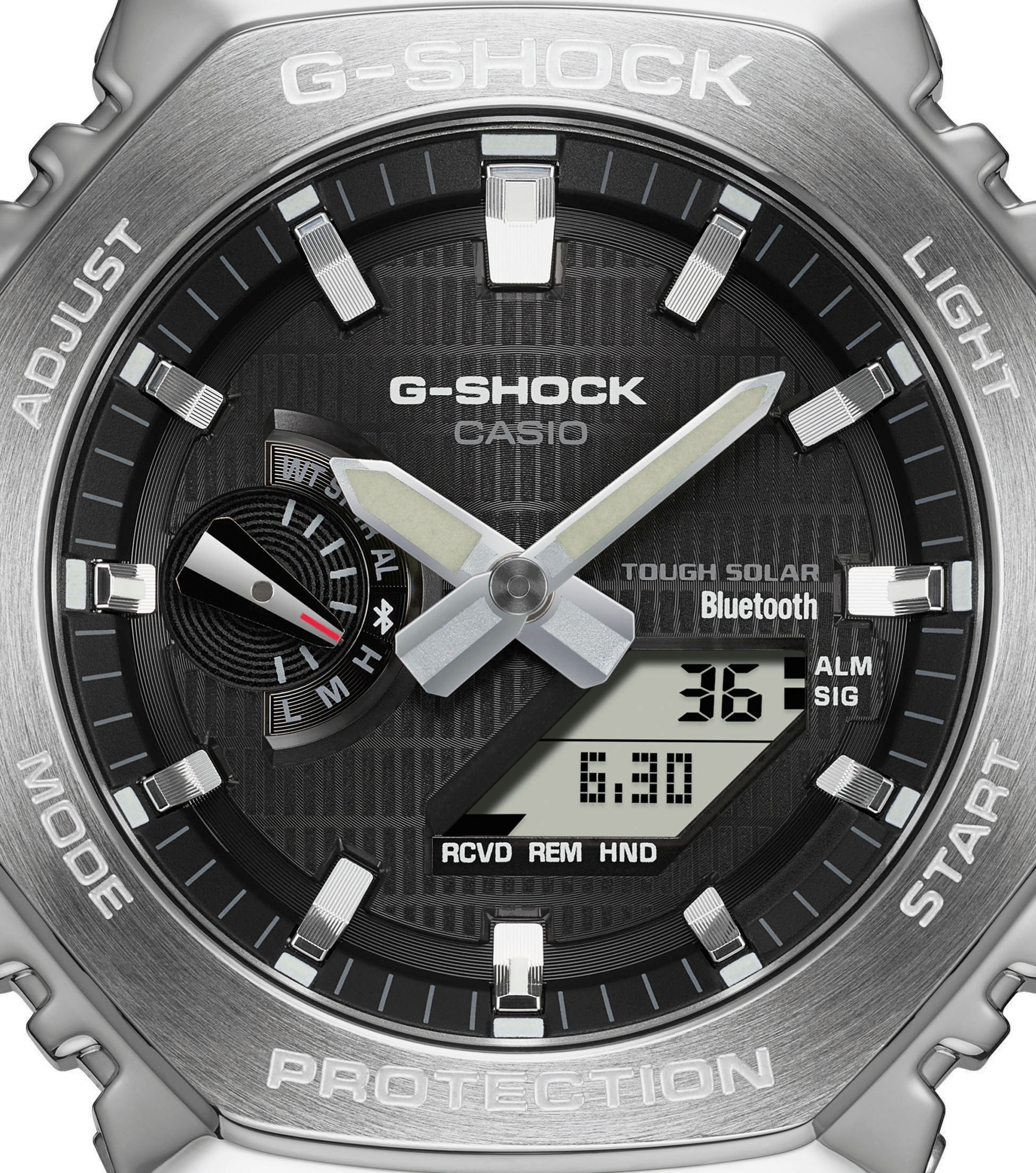 CASIO G-SHOCK Smartwatch, Armbanduhr, Herrenuhr, Bluetooth, Resinarmband,Weltzeit, Phone Finder,)