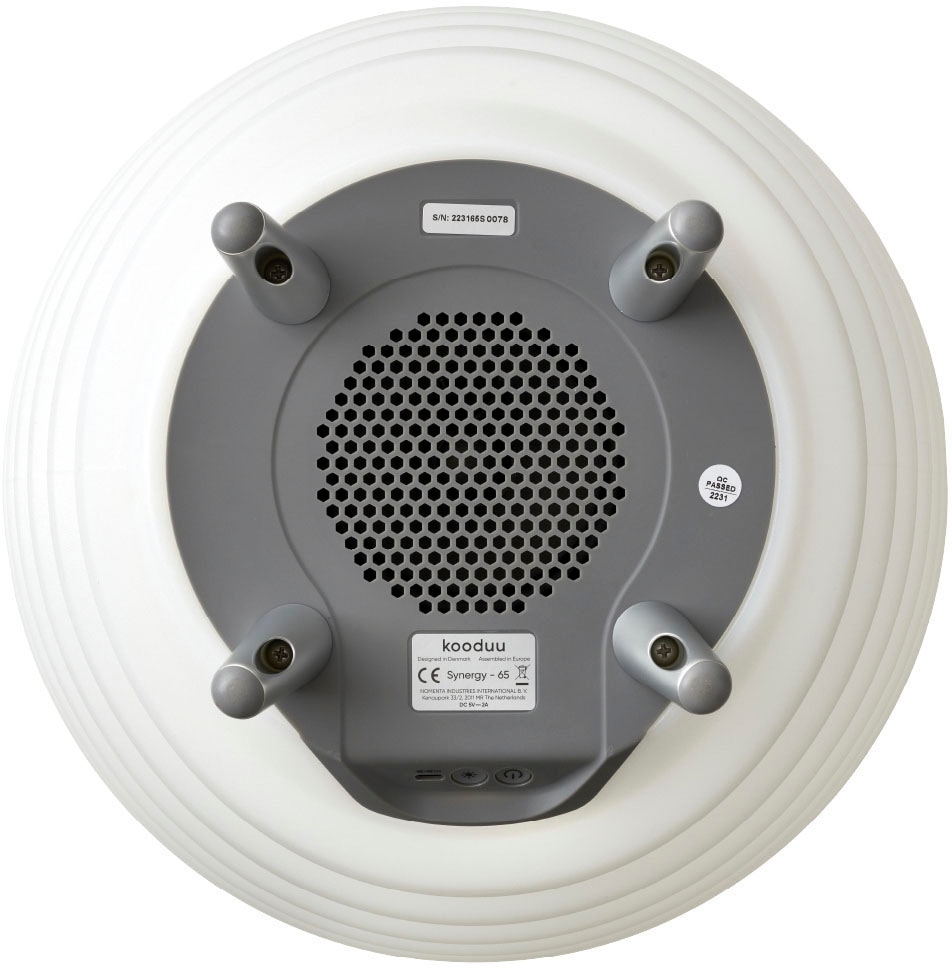 kooduu LED Stehlampe »Synergy 65«, 1 flammig, Leuchtmittel LED-Board | LED fest integriert, Hygge-Design, Bluetooth Lautsprecher, Sektkühler, TWS Stereo Sound