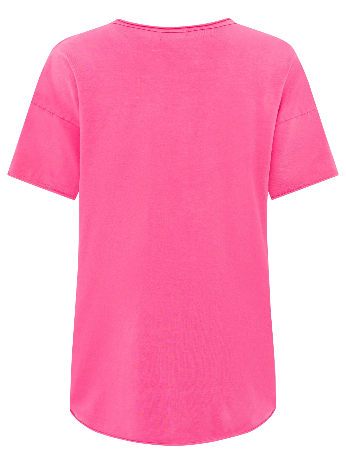 Zwillingsherz Kurzarmshirt »Oversized Shirt Stempeldruck "Moin"«, Kurzarm, tiefer Rundhalsausschnitt, Schriftzug, Baumwollmischung