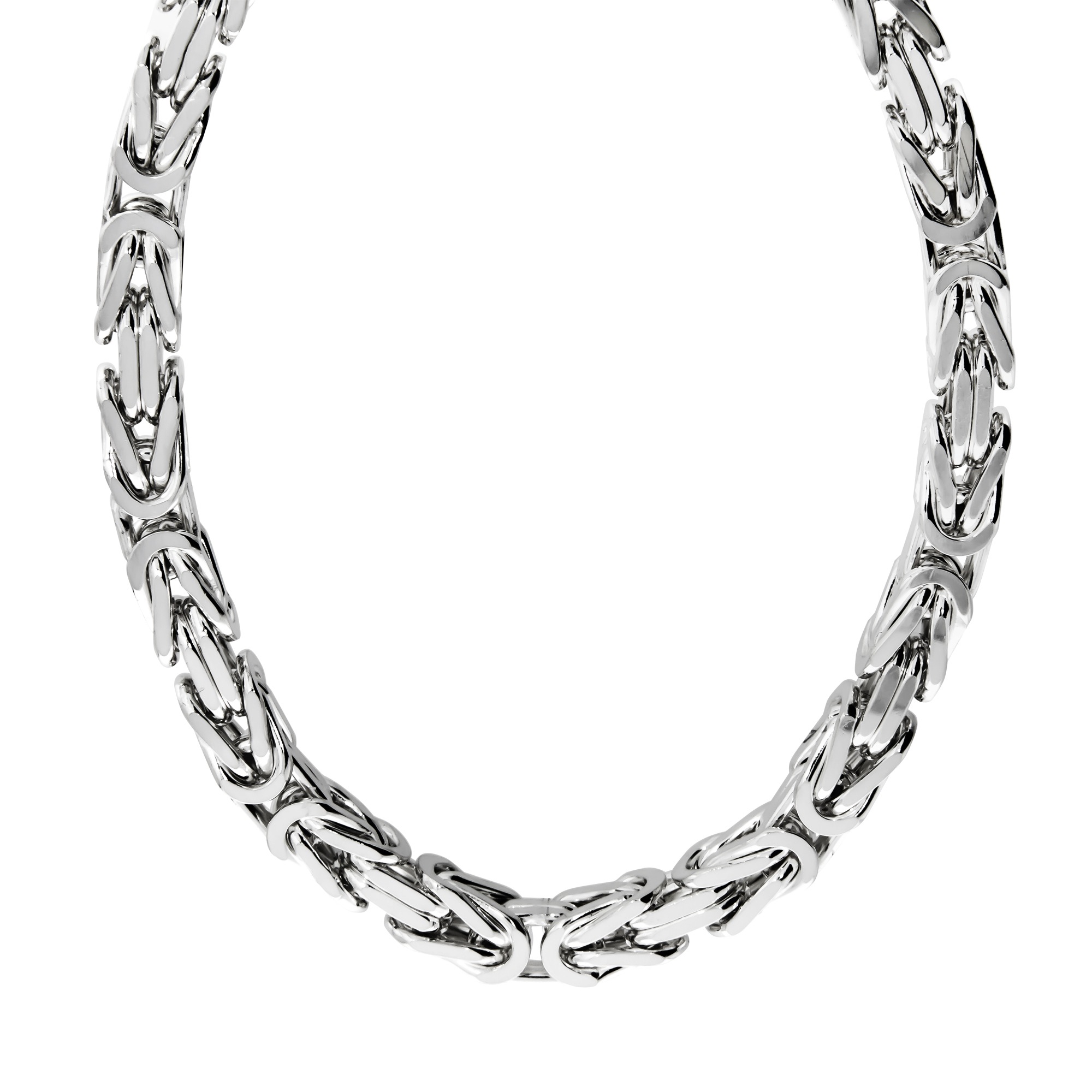 Zeeme Collierkettchen »Silber 925 poliert Königskette 8mm breit«