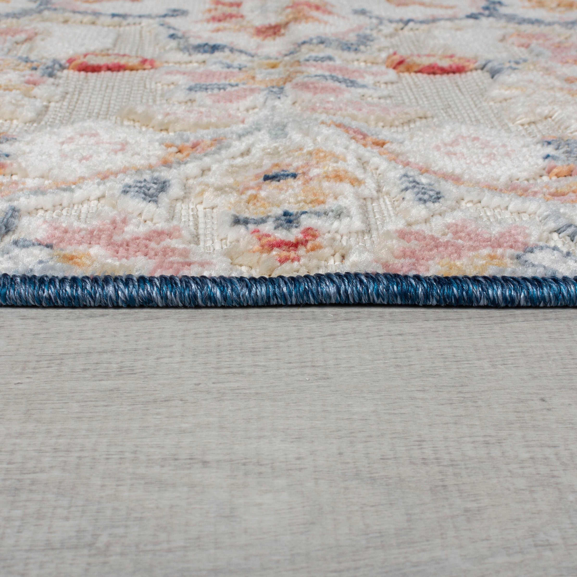 FLAIR RUGS Teppich »Mabel«, rechteckig, 2 mm Höhe, Outdoor geeignet, Hoch-Tief Effekt