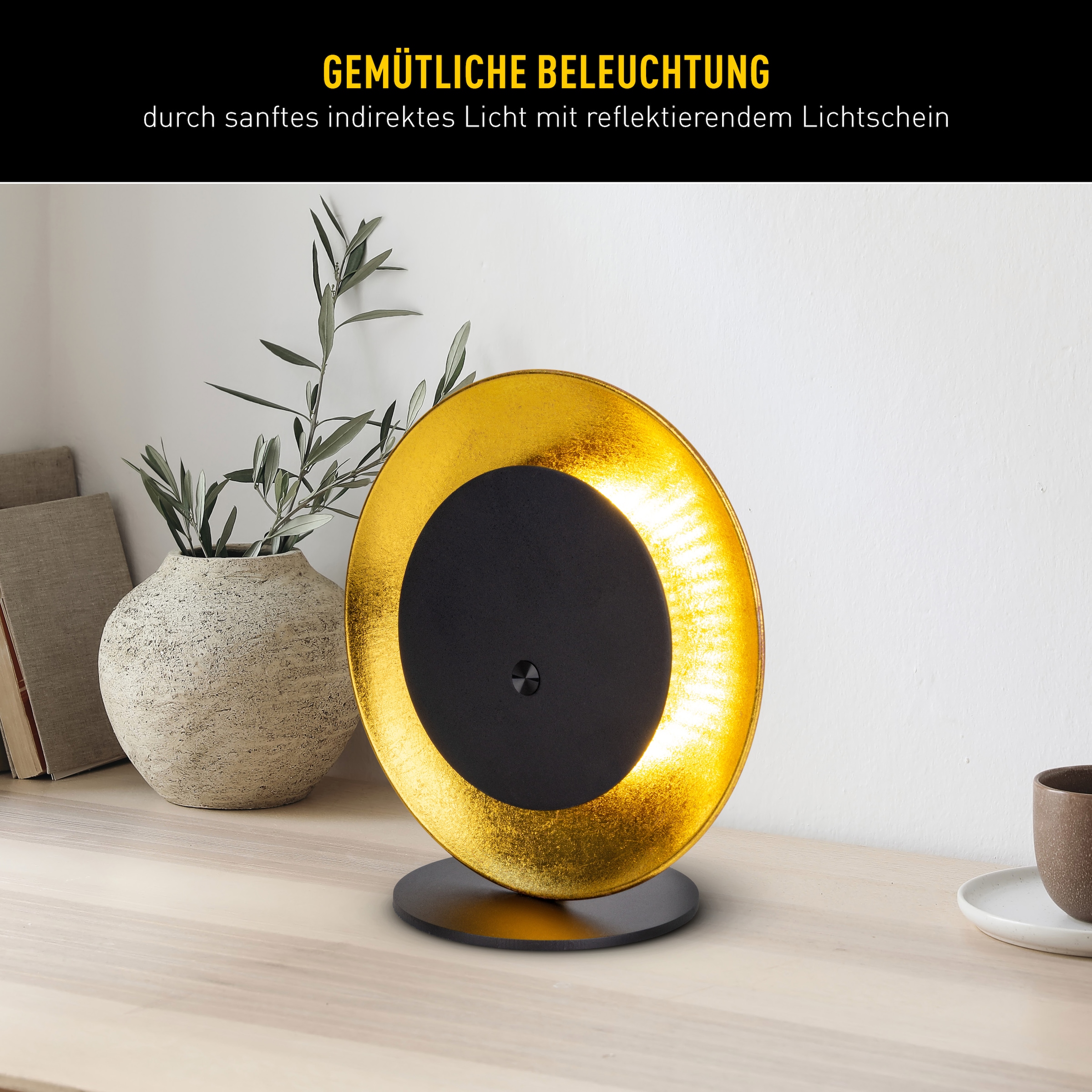 näve LED Solarleuchte »Solan« LED-Modul 1 Stk. Warmweiß 4in1 Akku-Solar-Tisch-Hängeleuchte, Touchschalter, USB, dimmbar