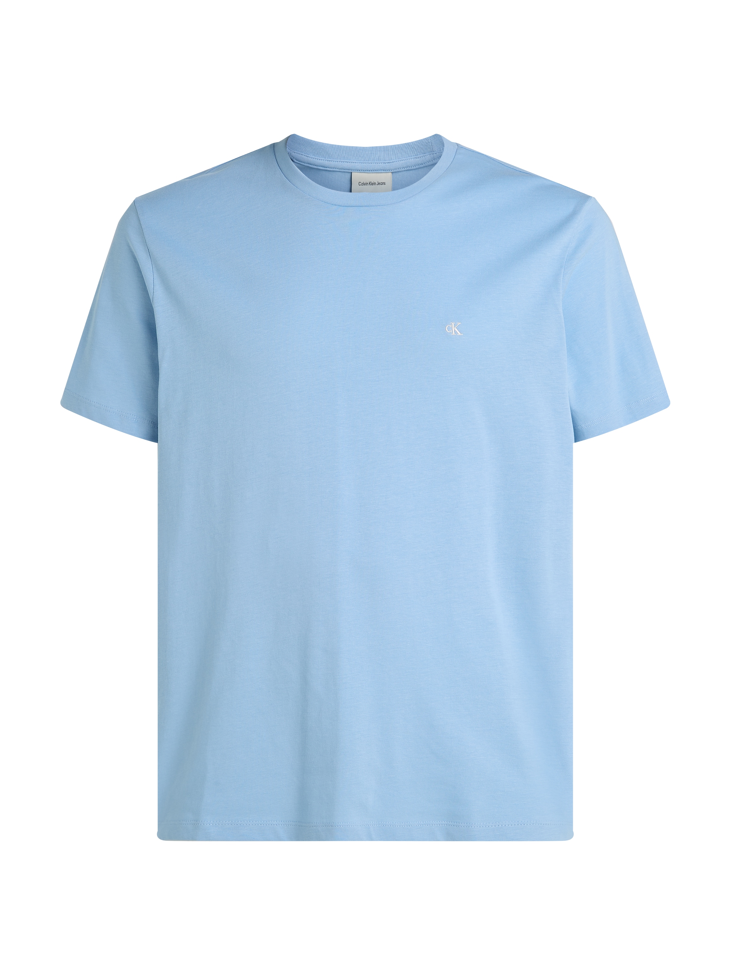 Calvin Klein Jeans T-Shirt »SS SMOOTH CTTN SOLID CREWNK TEE«, mit Logo