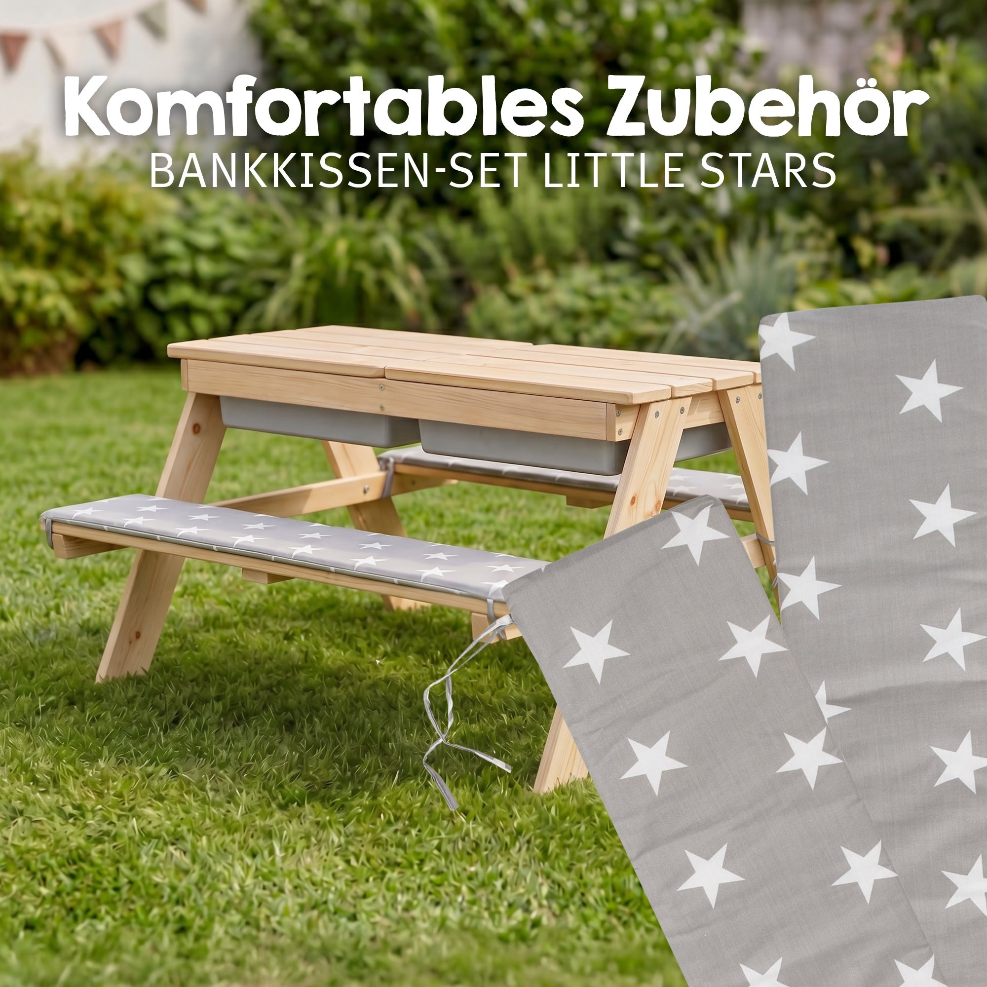 roba® Garten-Kindersitzgruppe »Outdoor+ mit Spielwannen«