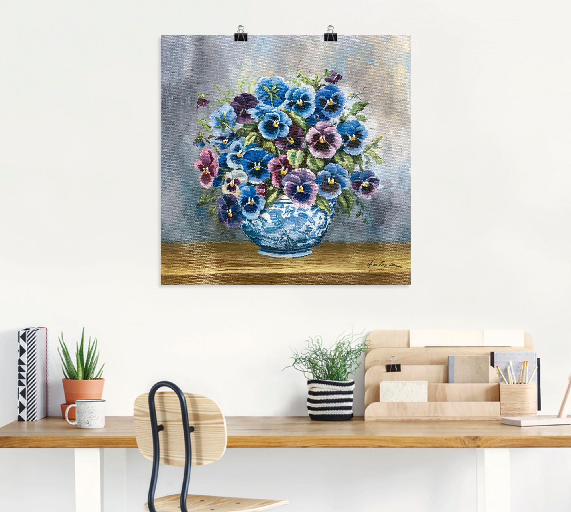 Artland Wandbild »Stiefmütterchen«, Blumenbilder, (1 St.), als Alubild, Outdoorbild, Leinwandbild, Poster, Wandaufkleber