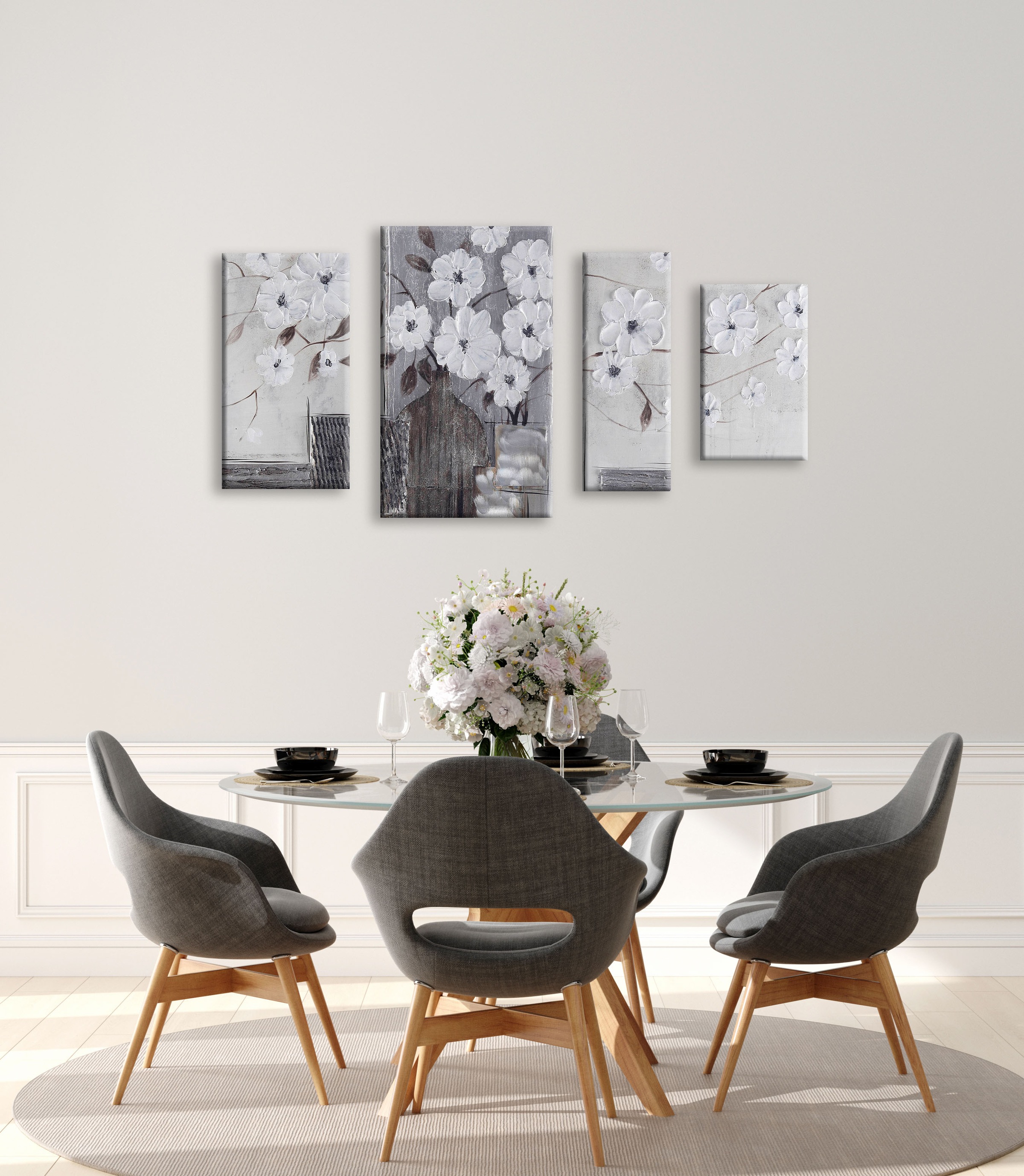 Bönninghoff Ölgemälde Blumen   Blumenbilder   Gemälde   Kunst   Pflanzen 1 günstig online kaufen