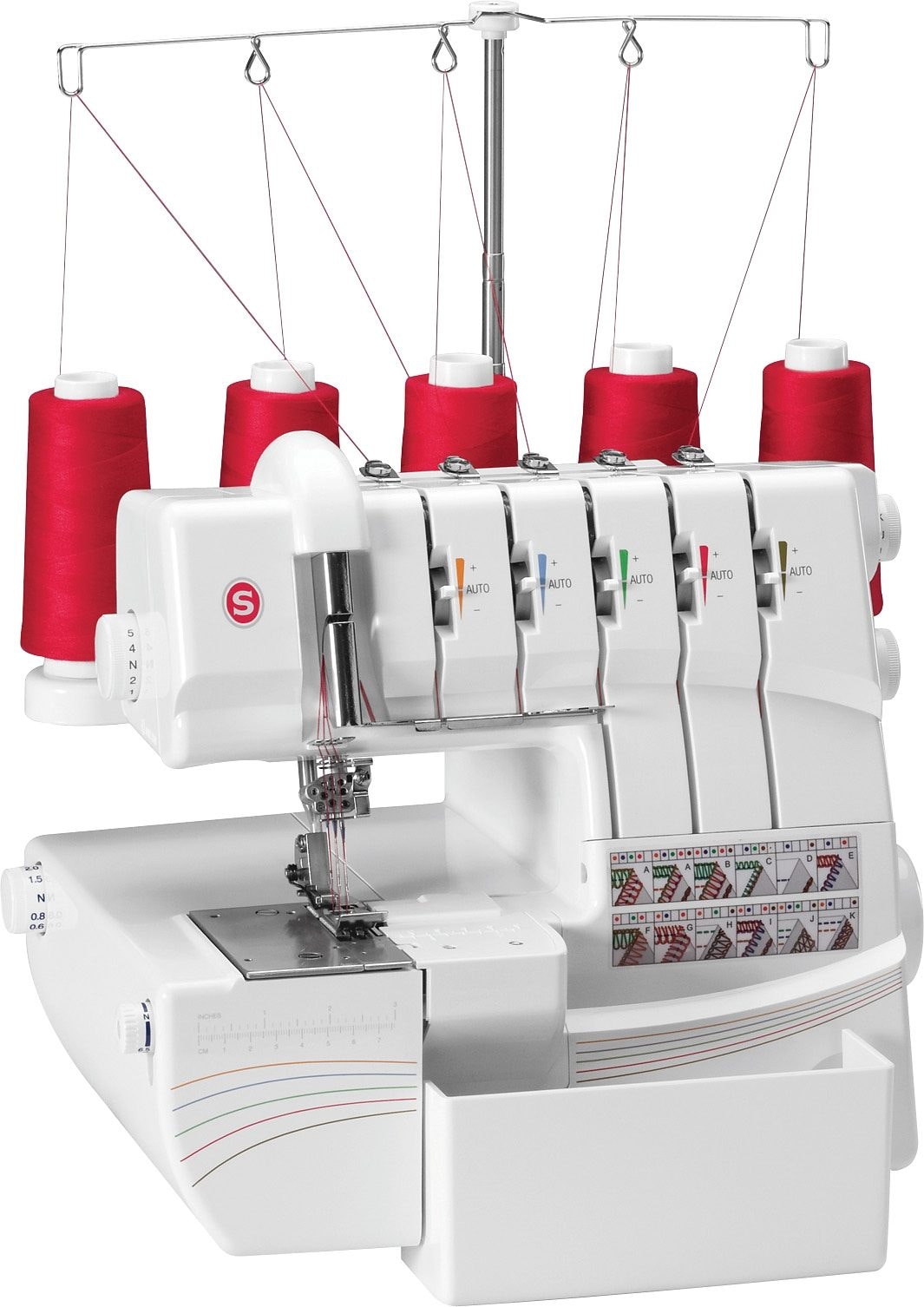 Singer Overlock-Nähmaschine »Professional 5 14T968DCD«, 14 Programme, 14  Stiche online bestellen