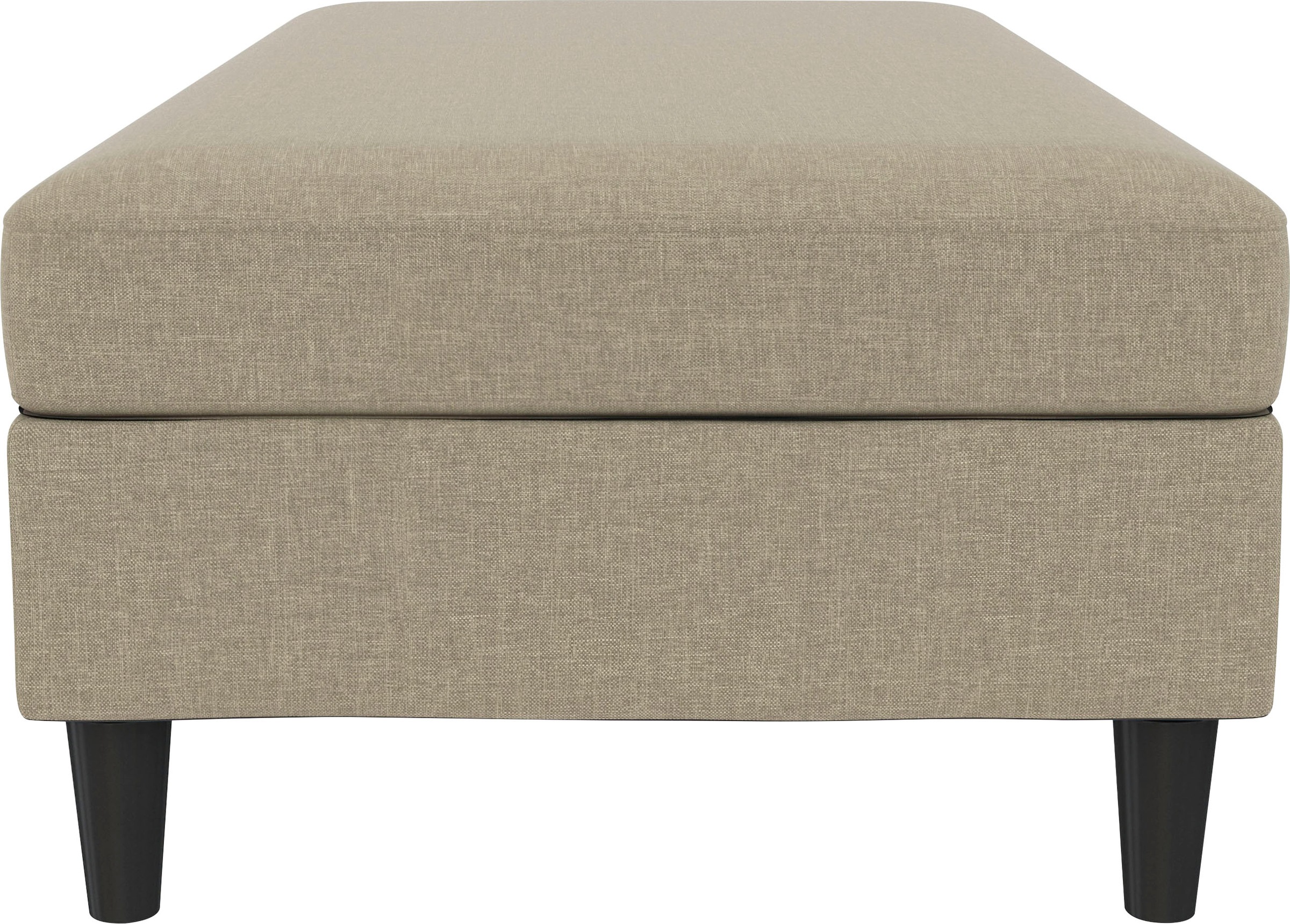 Dorel Home Stauraumhocker »Hartford«, Polsterhocker mit Stauraum, frei im Raum stellbar, Sitzhöhe 43 cm