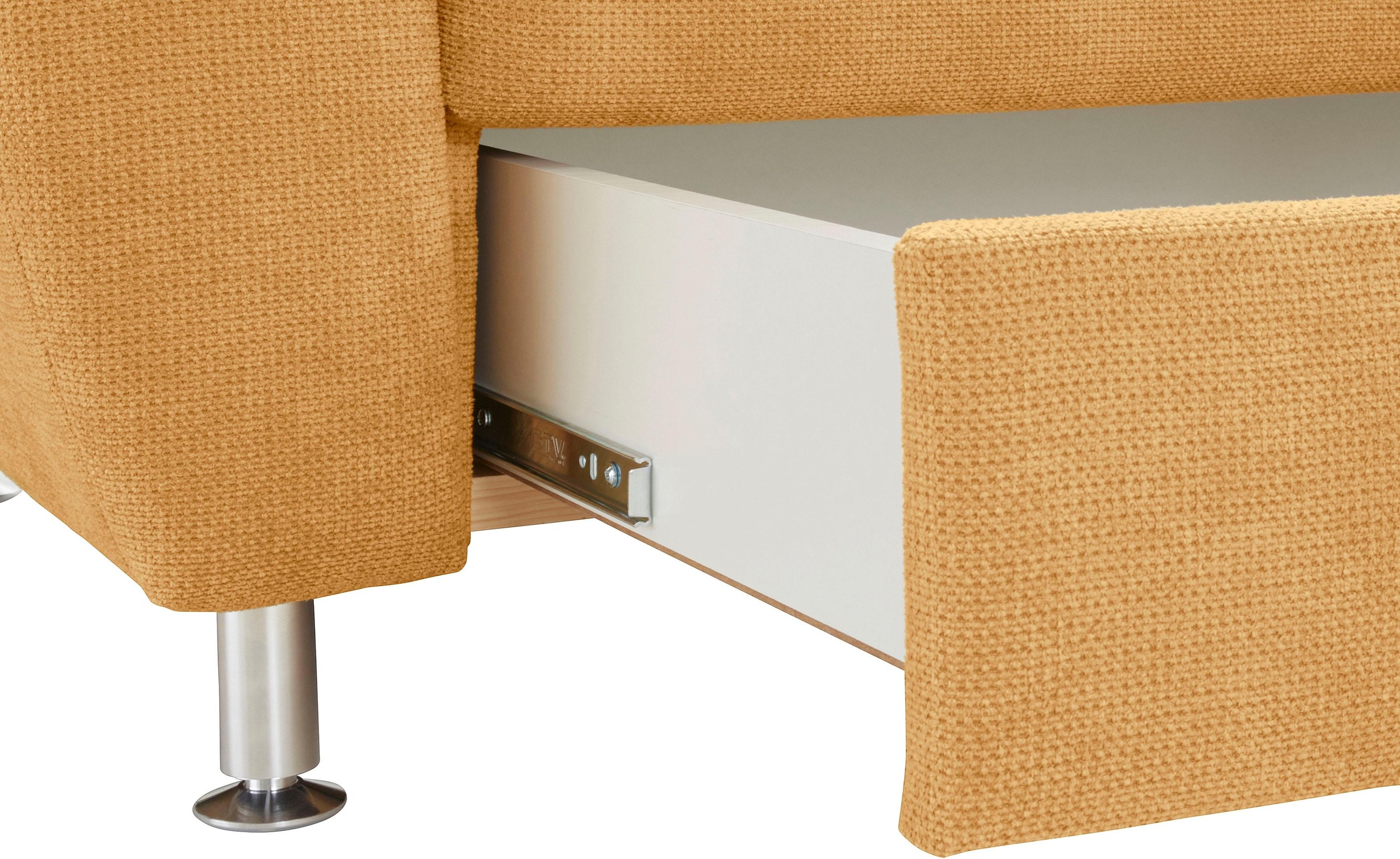 sit&more Ecksofa »Cardoso L-Form«, mit Federkern, wahlweise mit Bettfunktion und Schubkasten