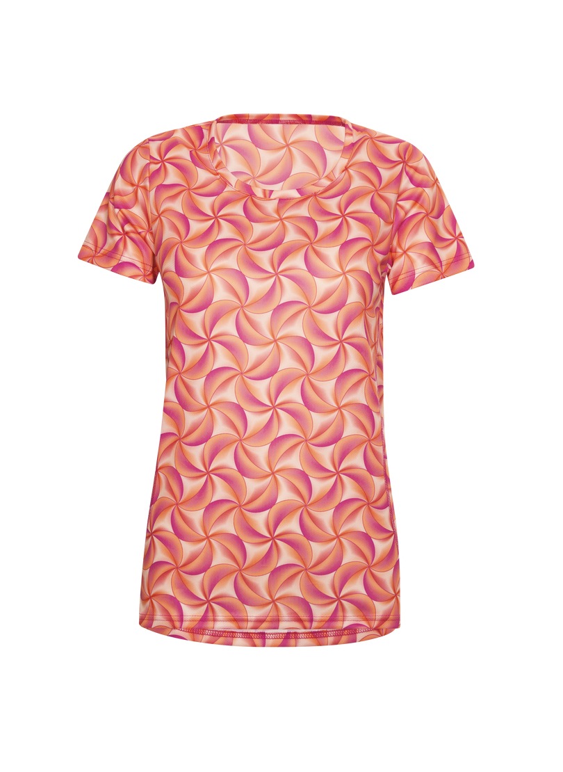 Trigema T-Shirt »TRIGEMA Sport T-Shirt mit modischem Allover-Print«, (1 tlg.)