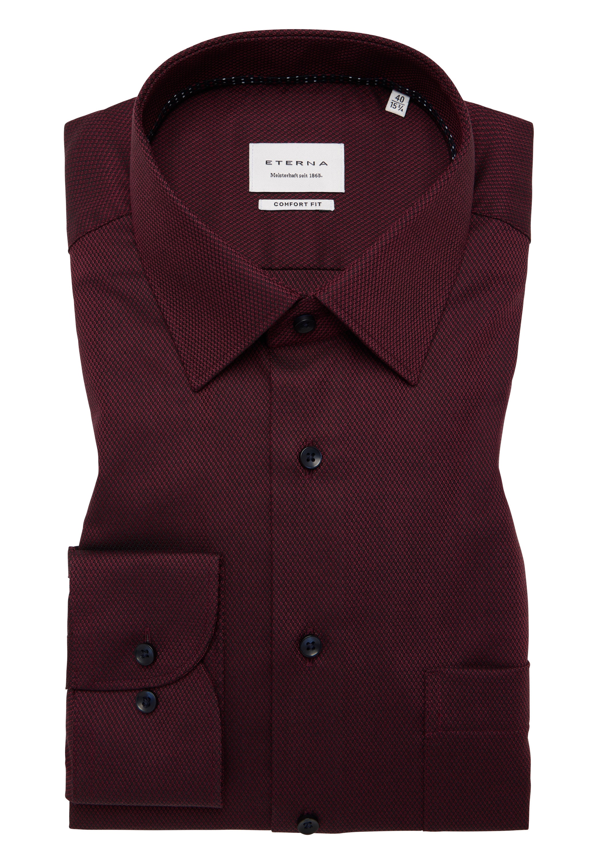 Eterna Langarmhemd »COMFORT FIT« NON IRON (bügelfrei)