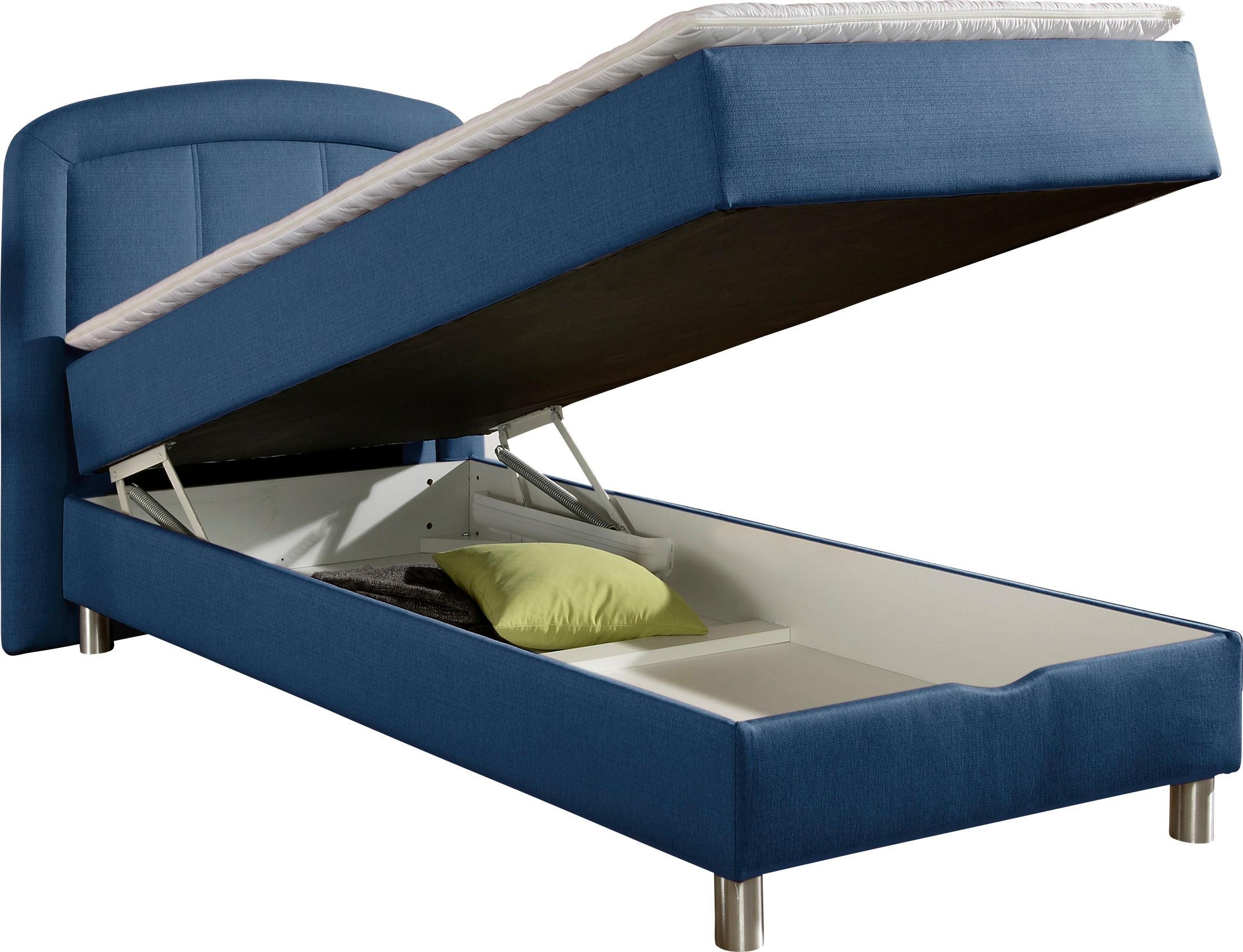 Maintal Polsterbett »Lucas« mit Bettkasten, in 4 Breiten und wahlweise 2 Matratzenarten