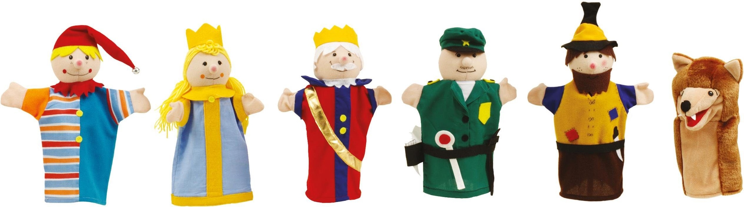 roba® Handpuppe »Kasperfiguren, 6-fach sortiert«