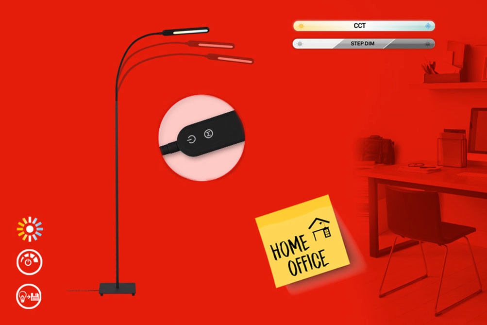 Briloner Leuchten LED Stehlampe »SERVO«