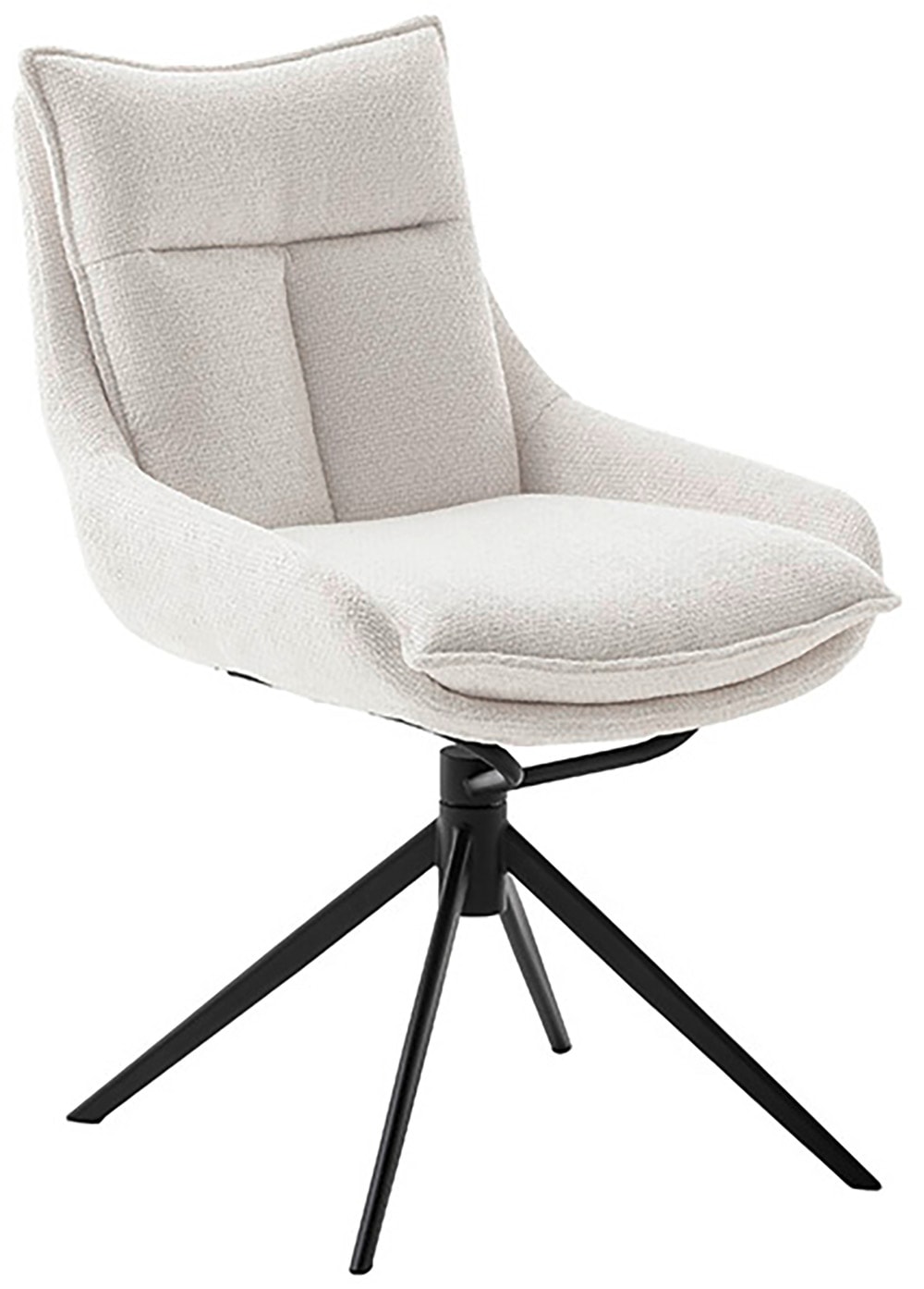 MCA furniture Esszimmerstuhl »PARKER« () (2er-Set), drehbar 360°, Dreh- & Schwingfunktion, Belastbarkeit 120 kg