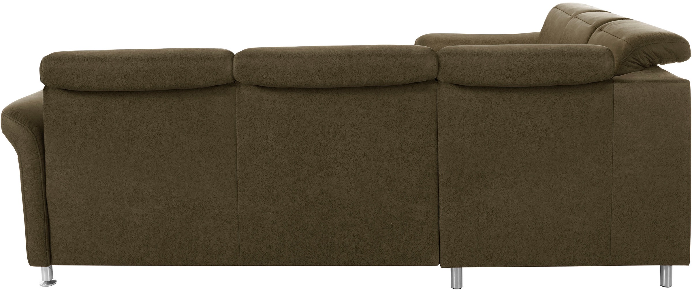 sit&more Ecksofa »Darwin L-Form«, inklusive Federkern, wahlweise mit Kopfteilverstellung, Bettfunktion