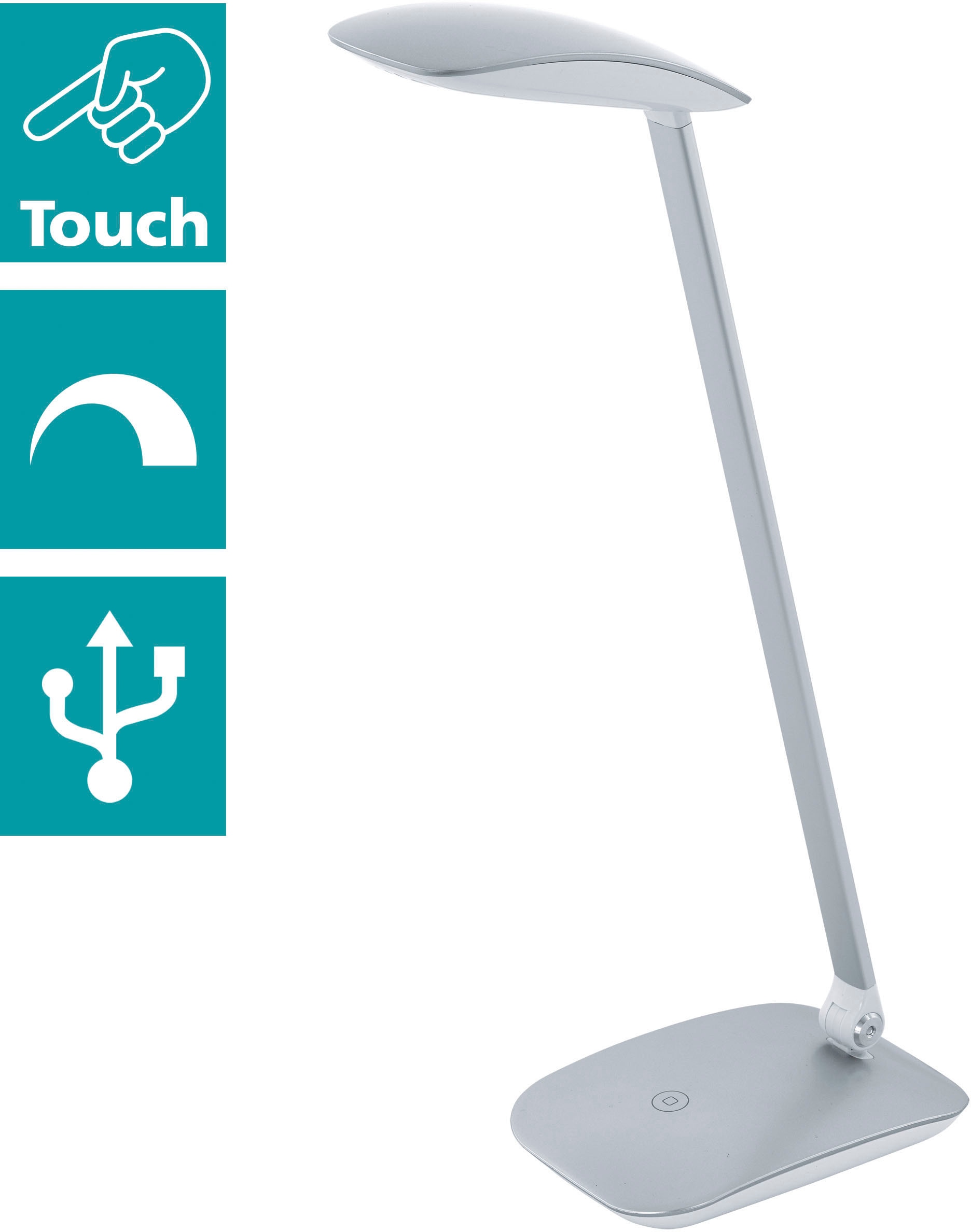EGLO Tischleuchte »CAJERO«, 1 flammig, Leuchtmittel LED-Board   LED fest in günstig online kaufen