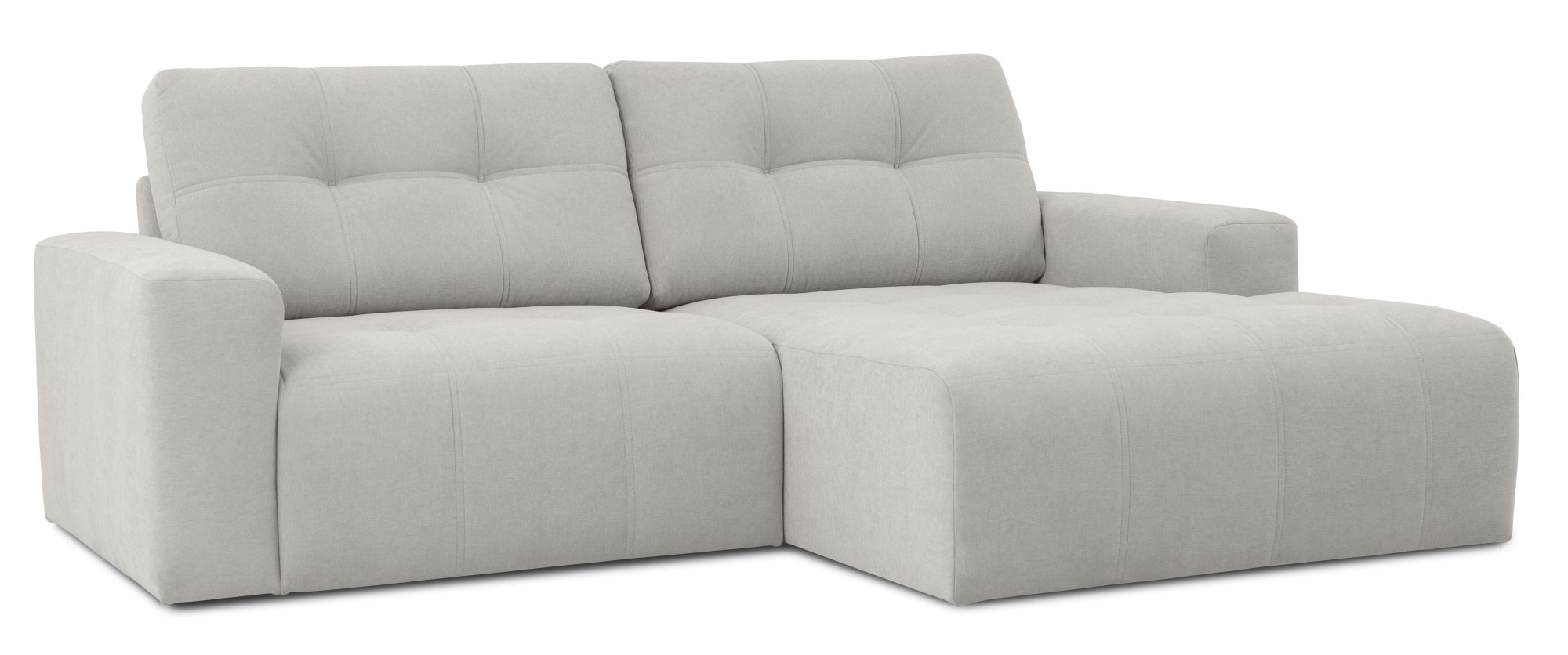 Home affaire Ecksofa »Turnon, Lounge-sofa, Breite 221 cm«, Chenille, mit Knopf- und Doppelsteppung, elegantes Aussehen