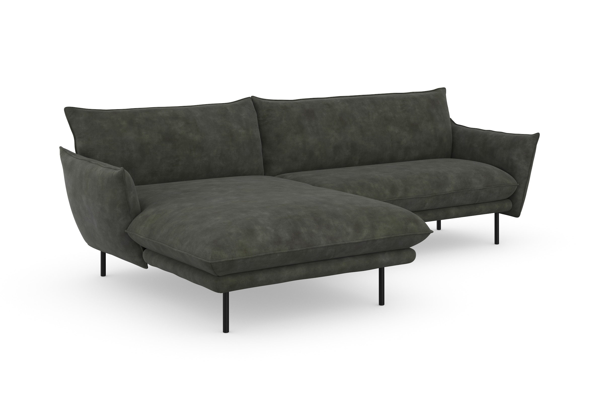andas Ecksofa »Stine L-Form«, Besonderes Design durch Kissenoptik und Keder, by Morten Georgsen