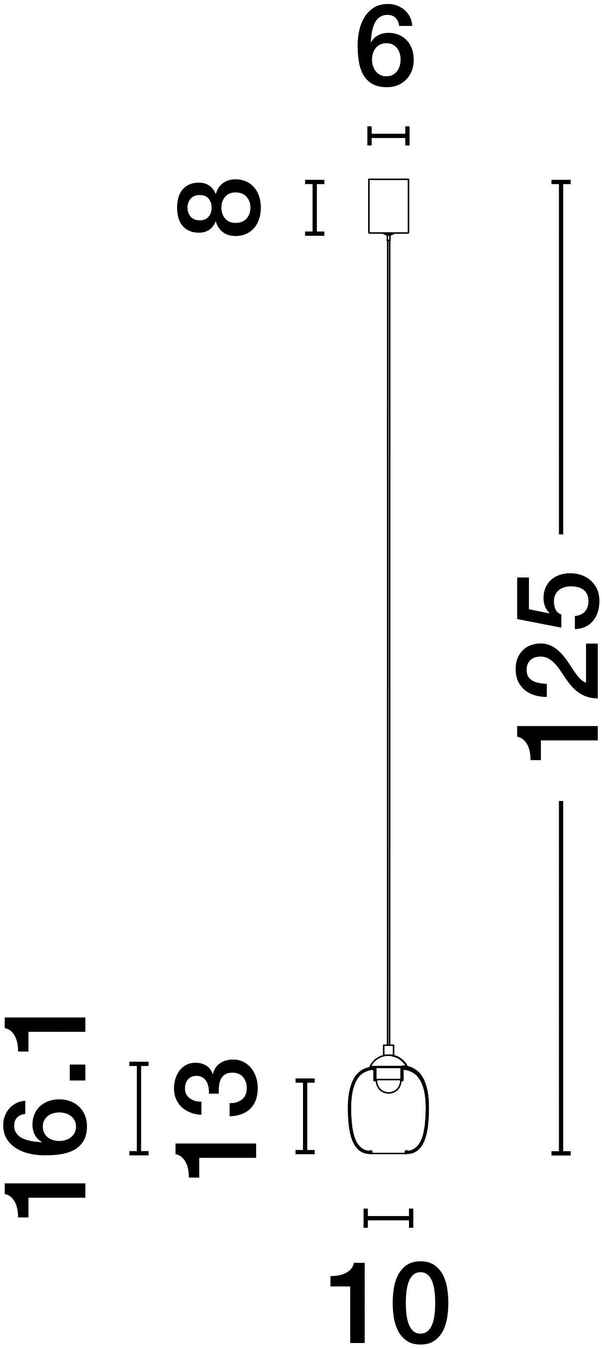 Nova Luce Pendelleuchte »KITA«, 1 flammig