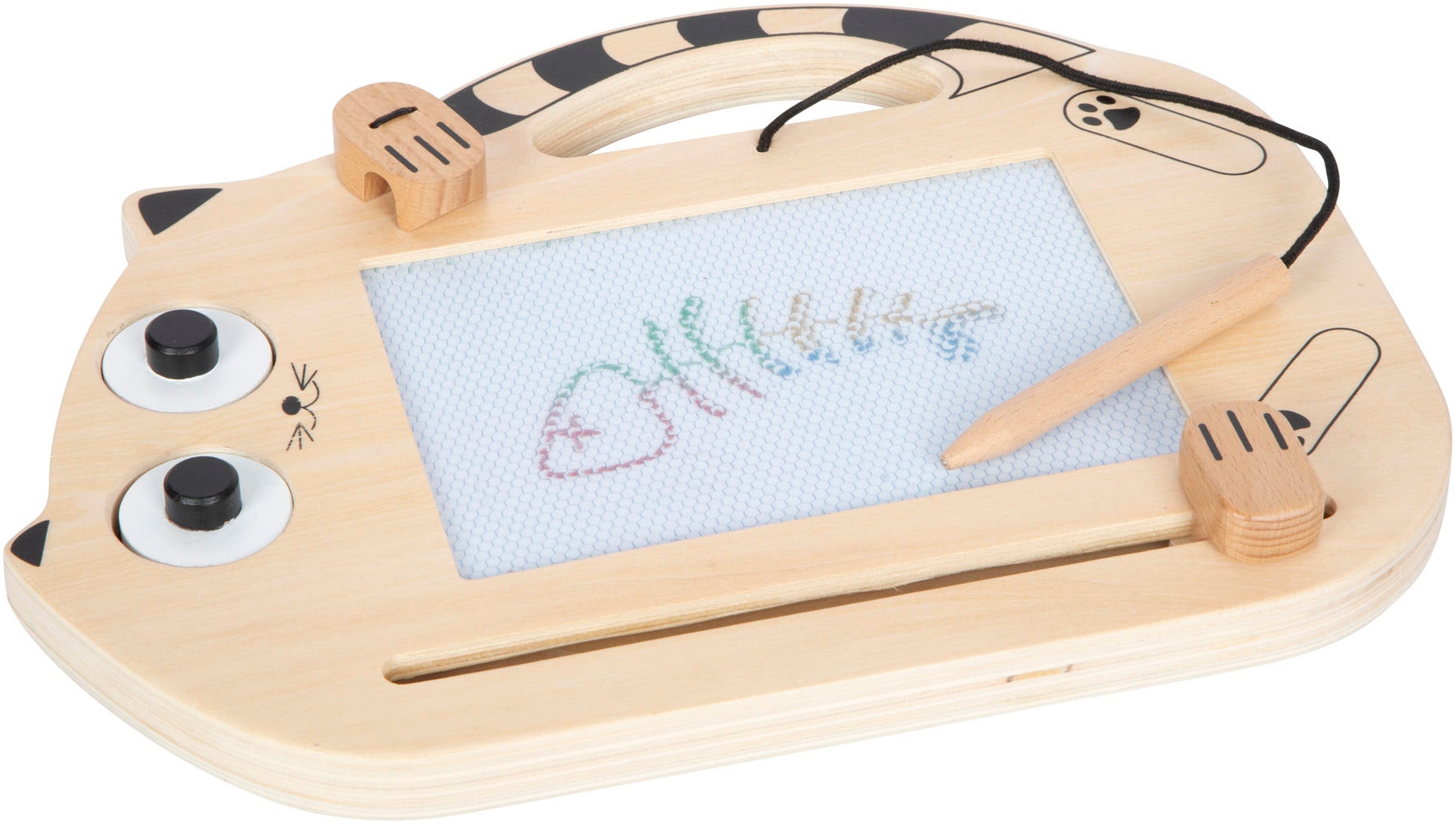 Small Foot Zaubertafel »Katze«, magnetisch, mit Tragegriff