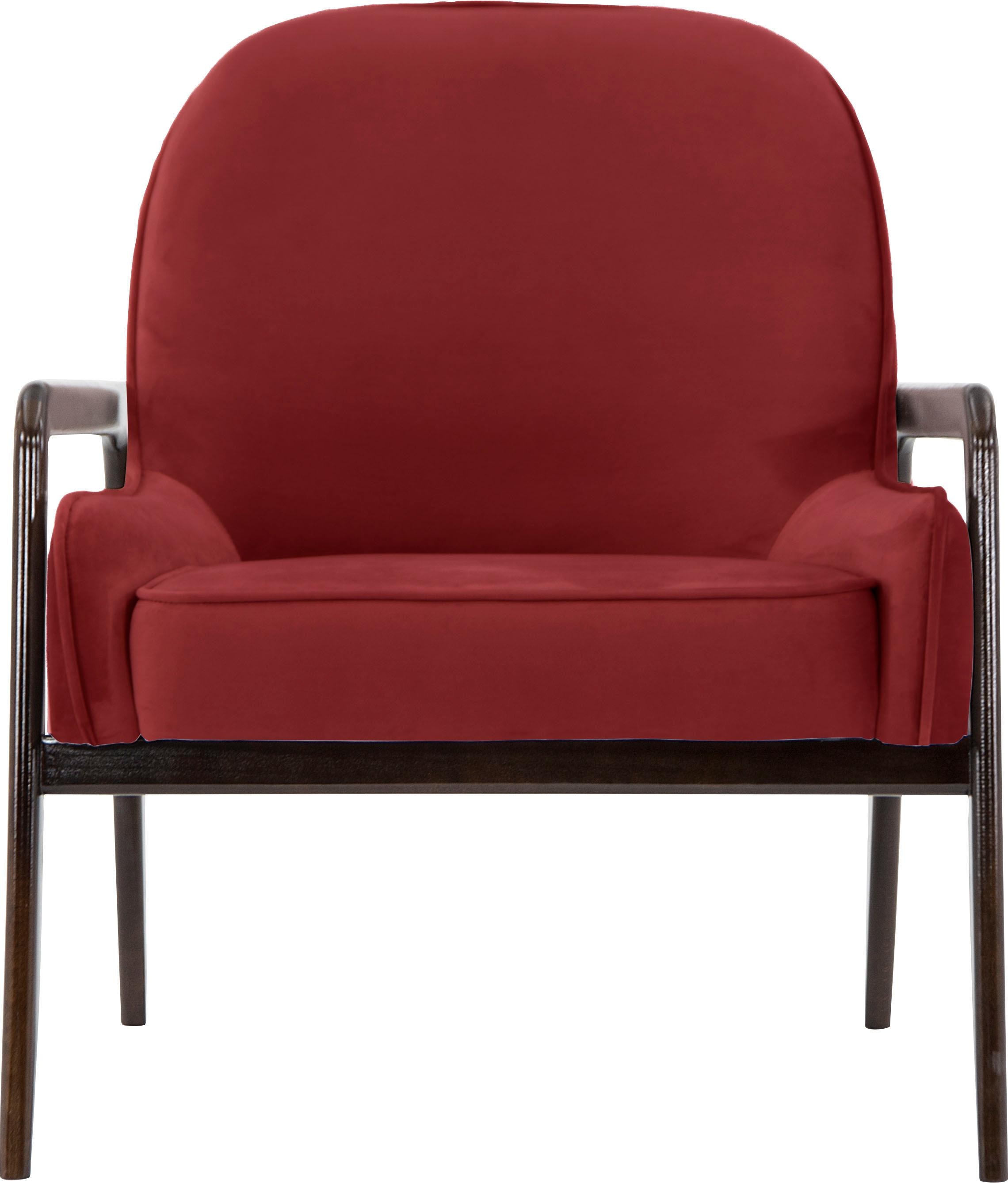 Home affaire Sessel »Braga« wahlweise mit Gestell aus Eiche in dunkel oder günstig online kaufen